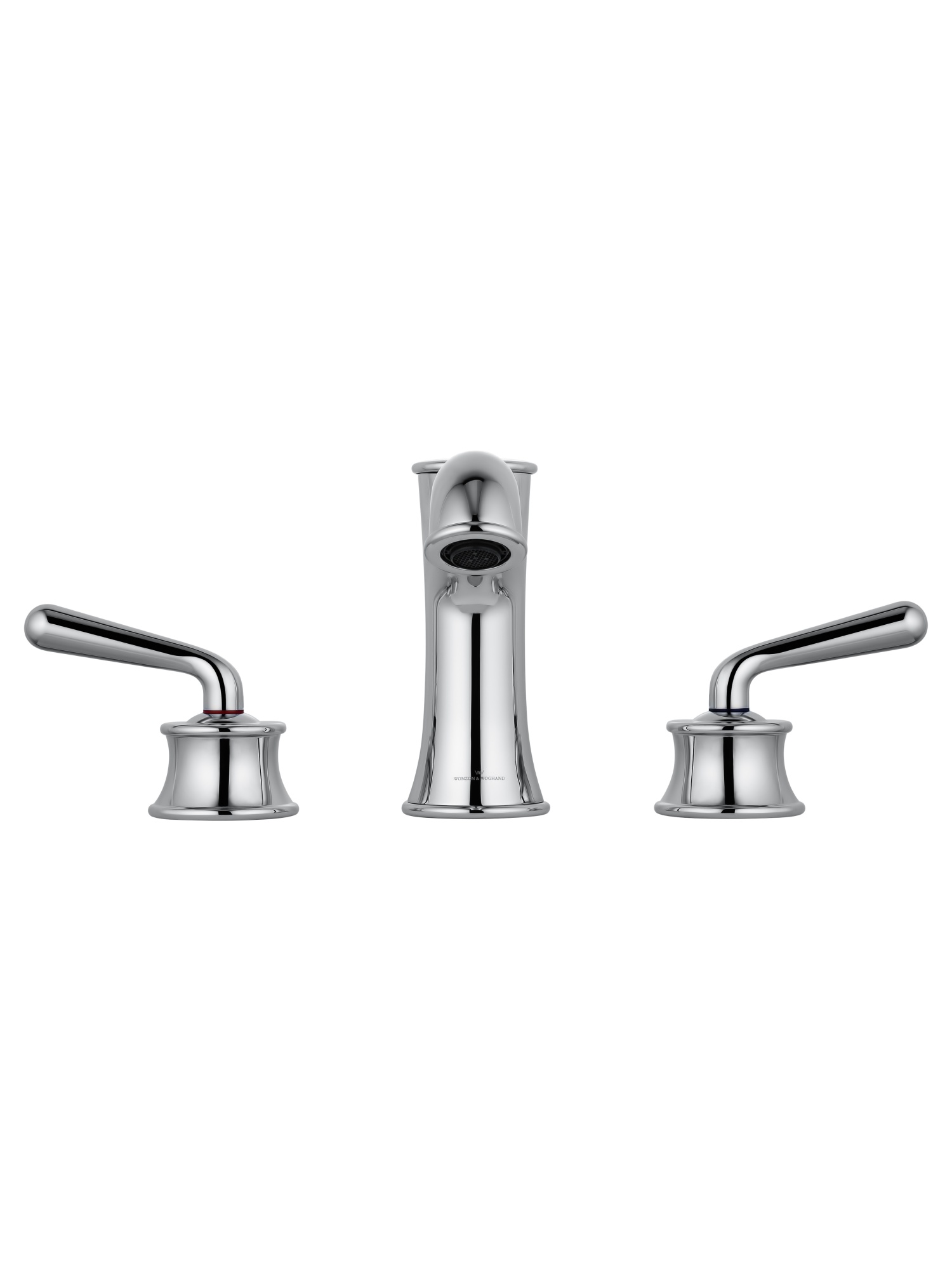 Смеситель для раковины на 3 отверстия wonzon & woghand steam, хром (ww-88159008-cr)