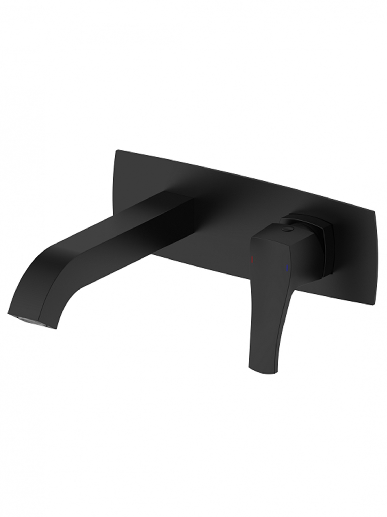 Смеситель для раковины встраиваемый wonzon & woghand flex, черный матовый (ww-88869072-mb)