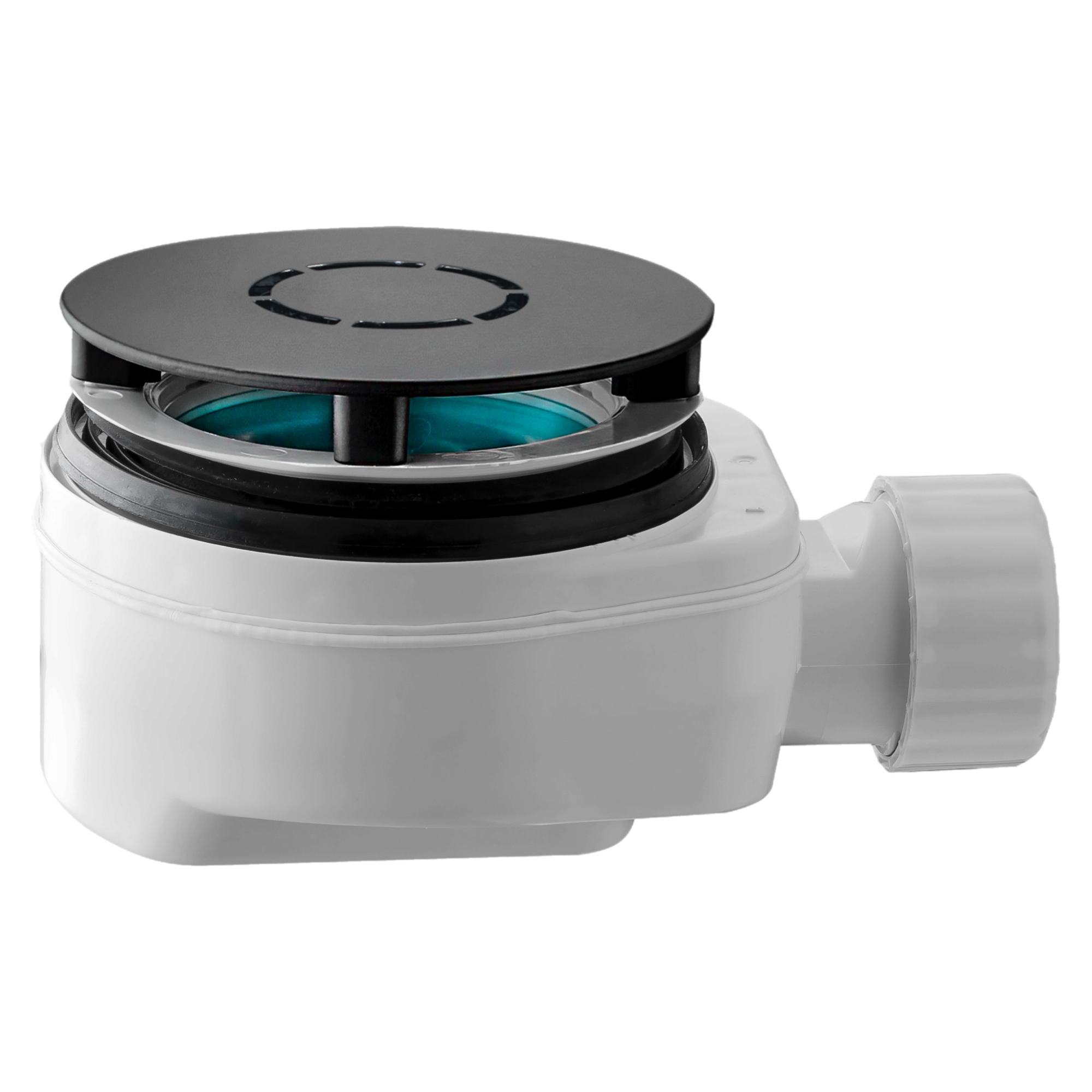 Сифон для душевого поддона omp tea aloha 6261.086.6.x, черный матовый