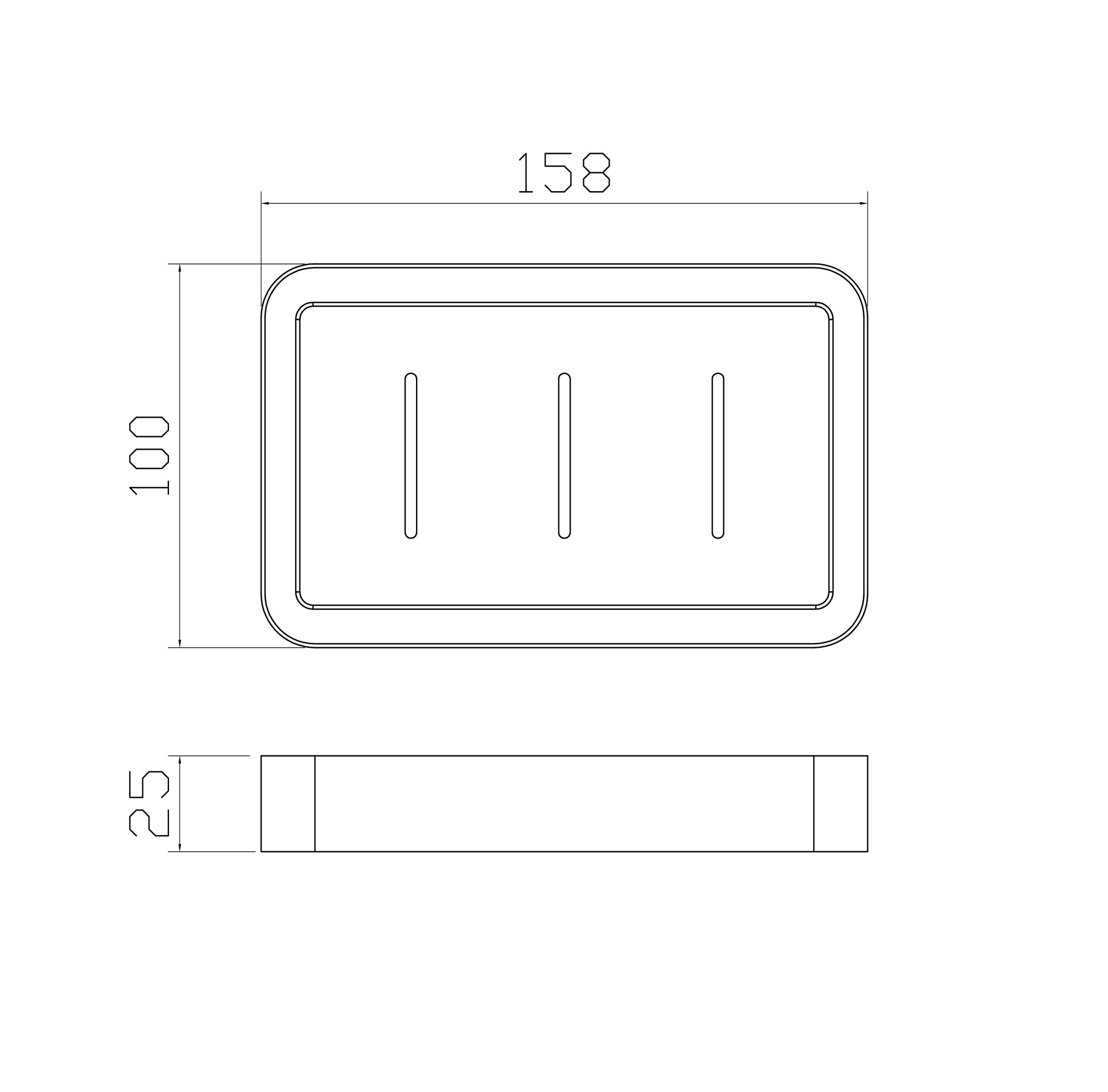 Мыльница с держателем wonzon & woghand carbon, черный (ww-7732)
