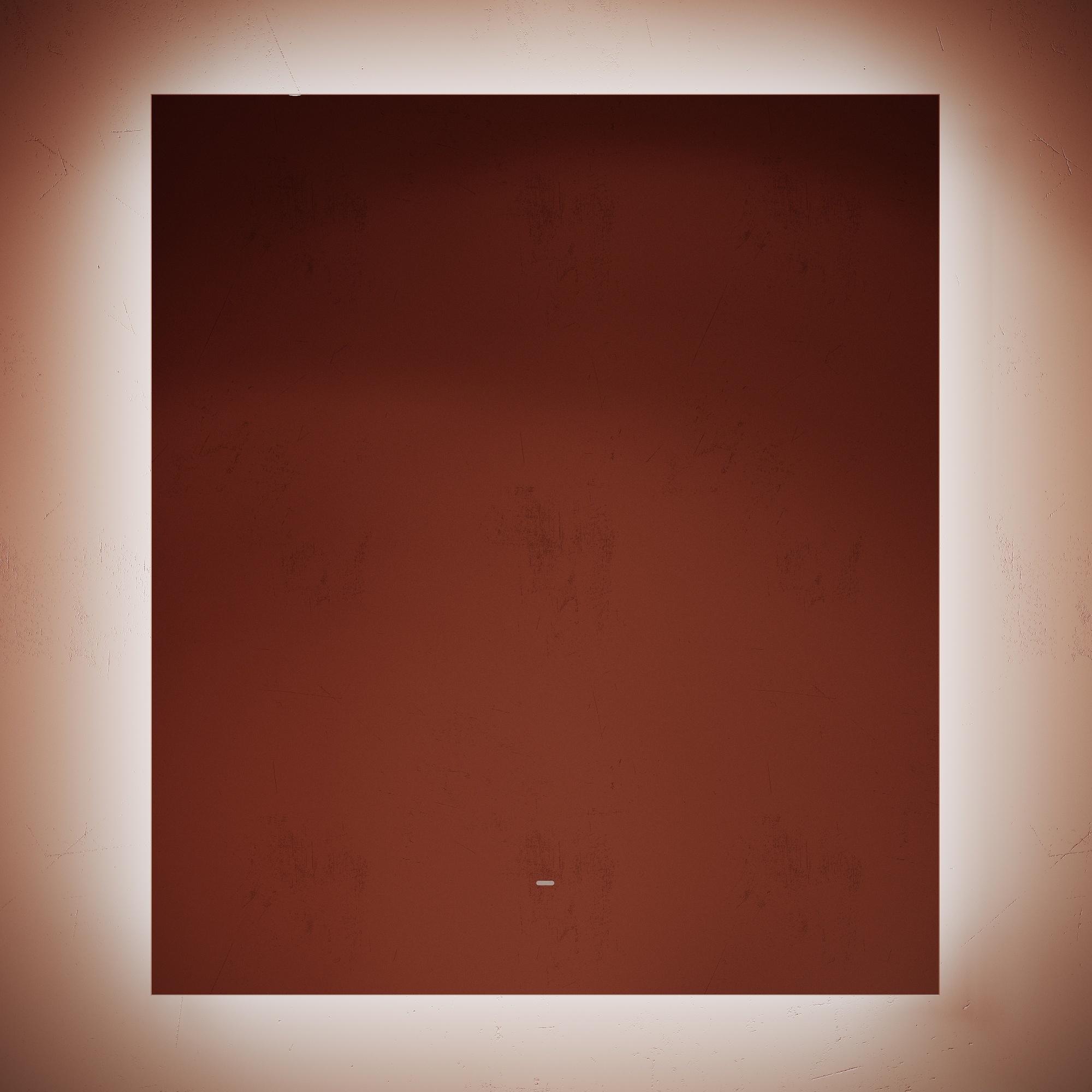 Зеркало для ванной комнаты sancos square 700х800 с подсветкой, арт. sq700