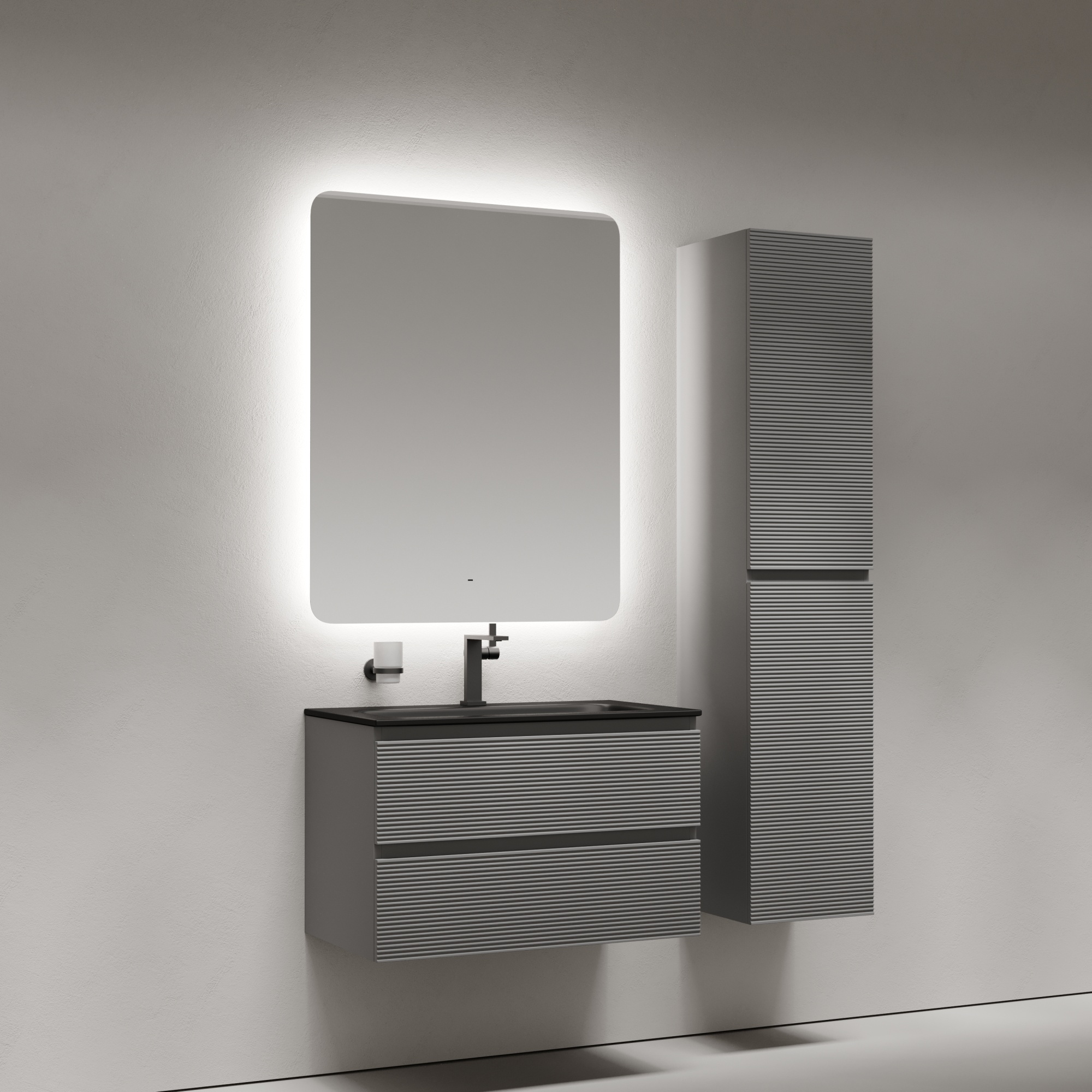 Зеркало для ванной комнаты SANCOS Ray 800х1000 c подсветкой, арт. RA800