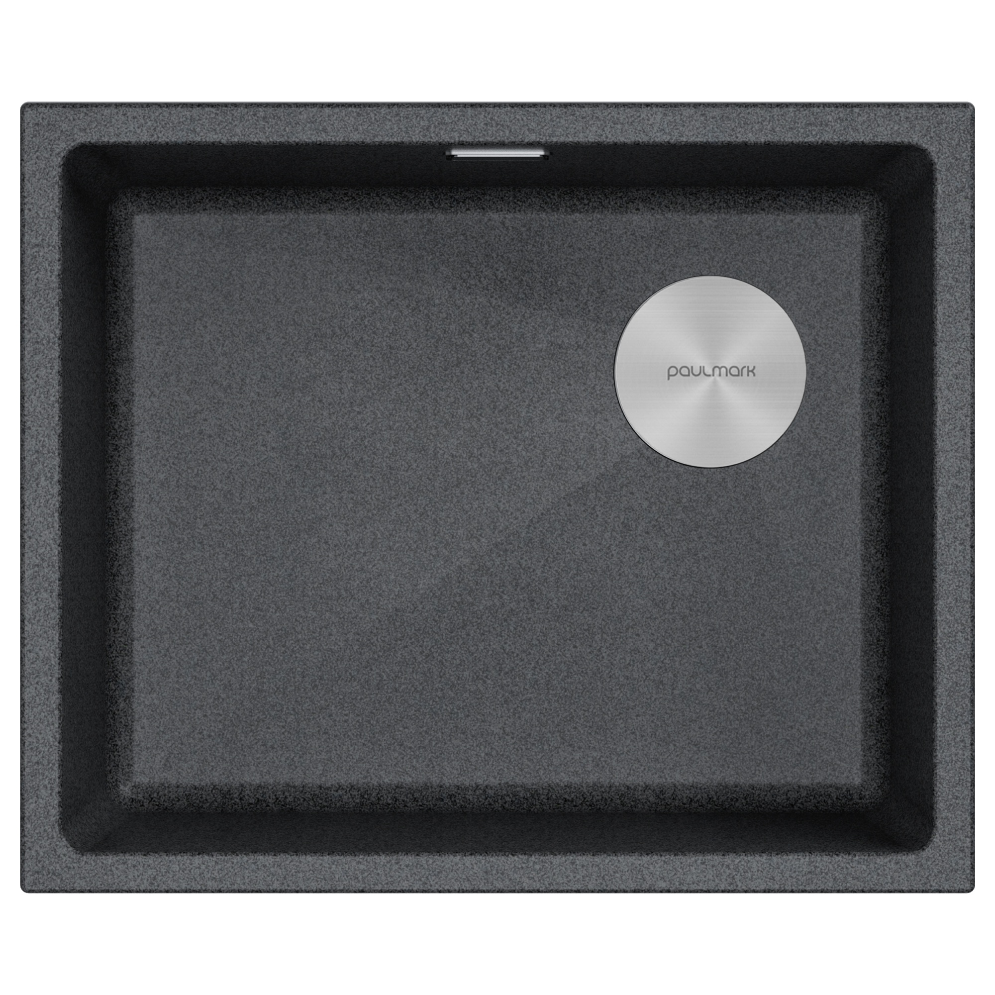 Мойка lumi 55uni-skew, it-granit, lu55sk-dg, графит, 555х440, paulmark