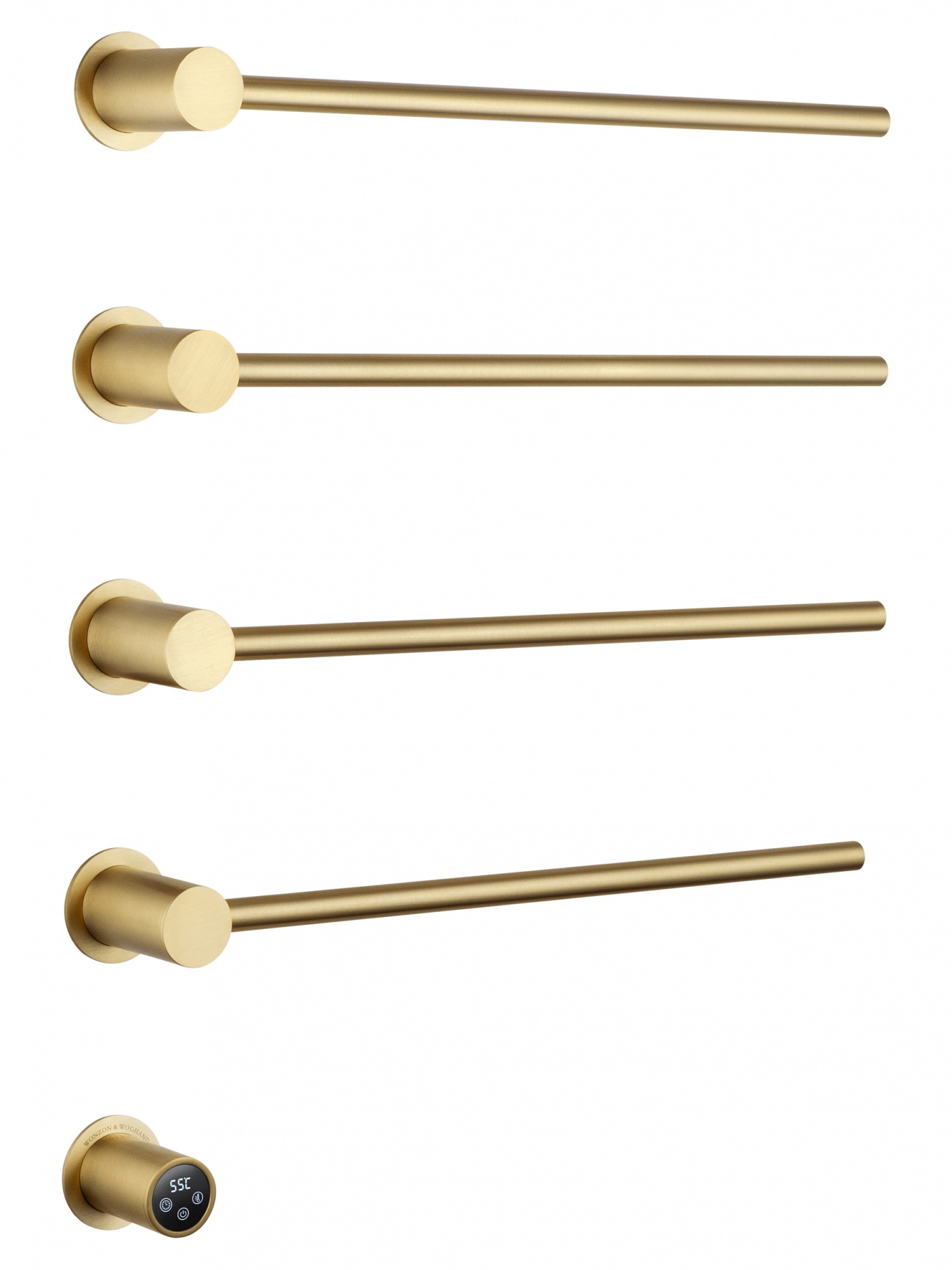 Полотенцесушитель электрический встраиваемый wonzon & woghand hamburg, брашированное золото (ww-al314-bg)