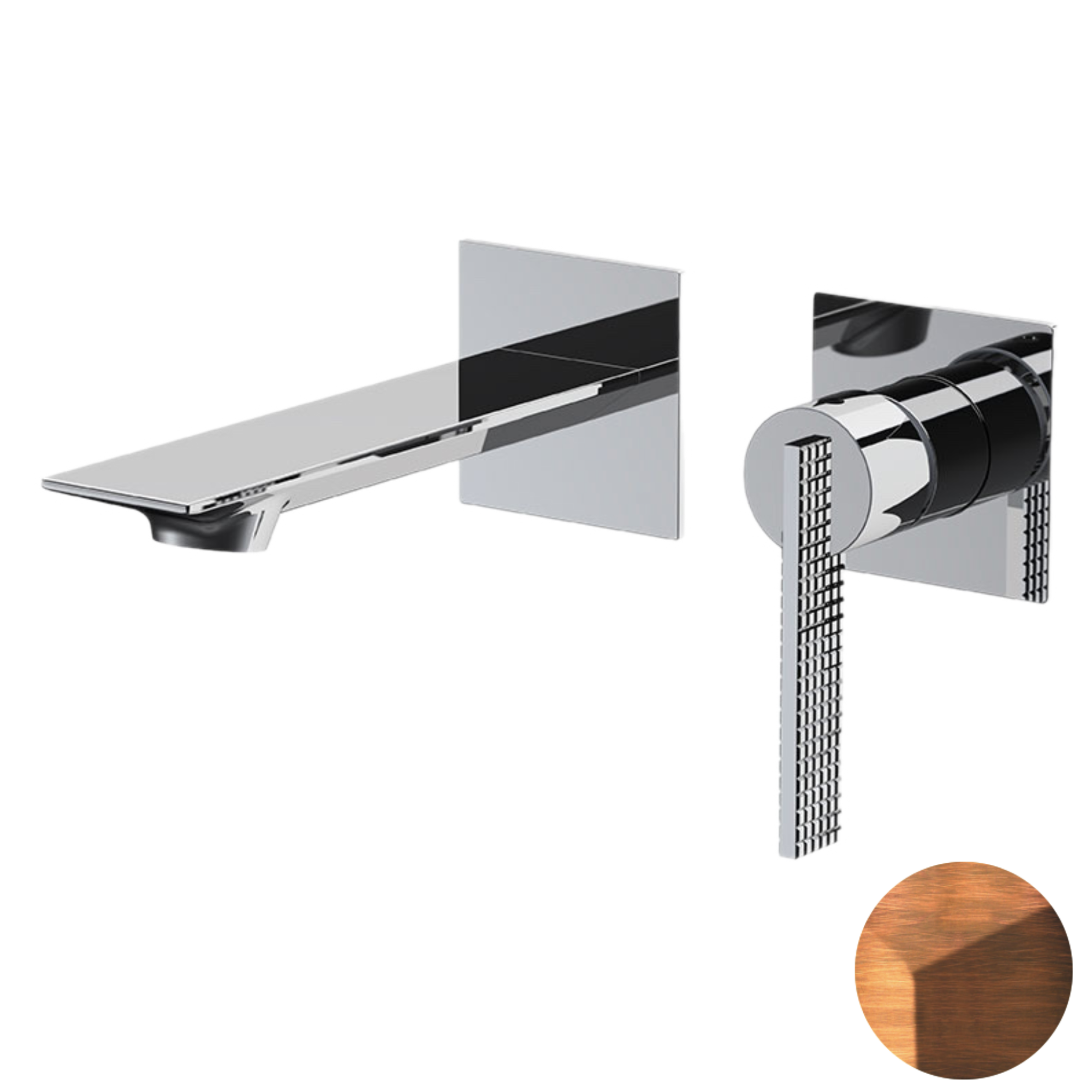 Смеситель для раковины daniel club anc632p64, медь состаренная