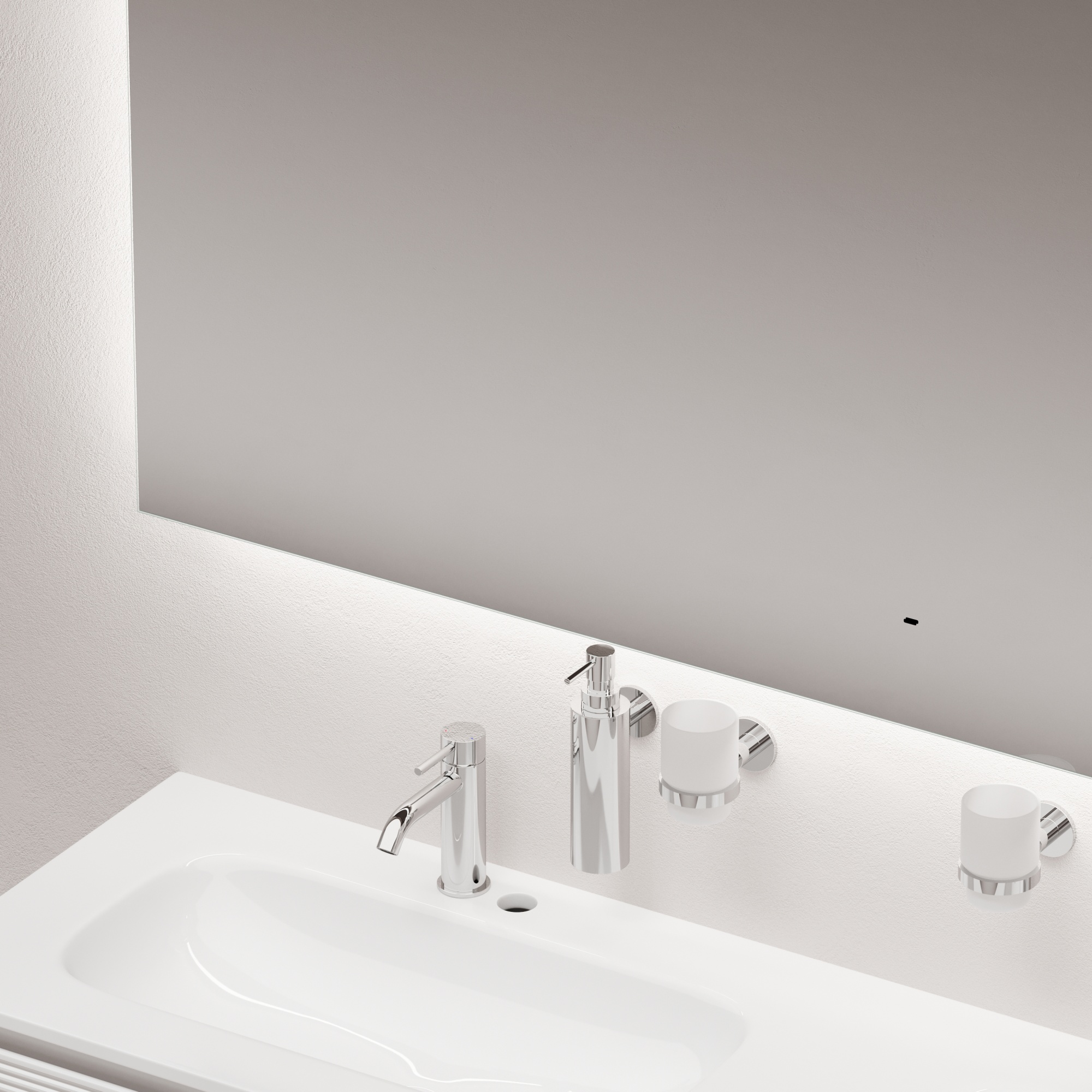 Зеркало для ванной комнаты SANCOS SQUARE 1600х800 с подсветкой, арт. SQ1600