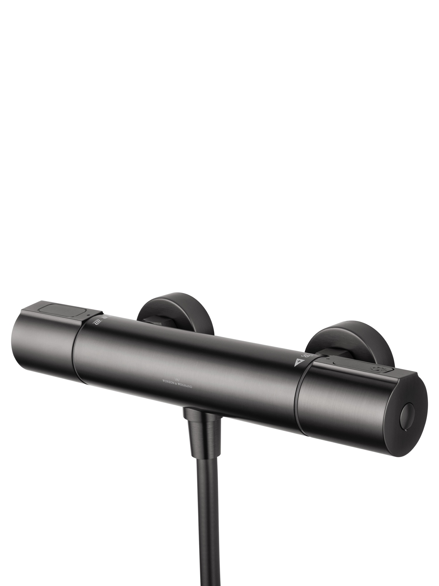 Смеситель для душа с термостатом wonzon & woghand inn 2, темный графит (ww-a2006-a-bgg)
