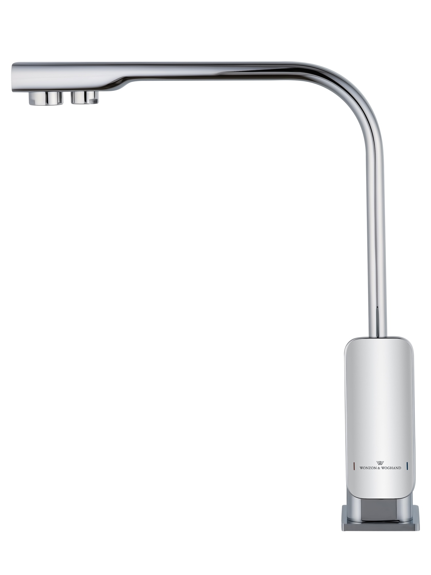 Смеситель для кухни с подключением фильтра wonzon & woghand, хром (ww-88458004-cr)