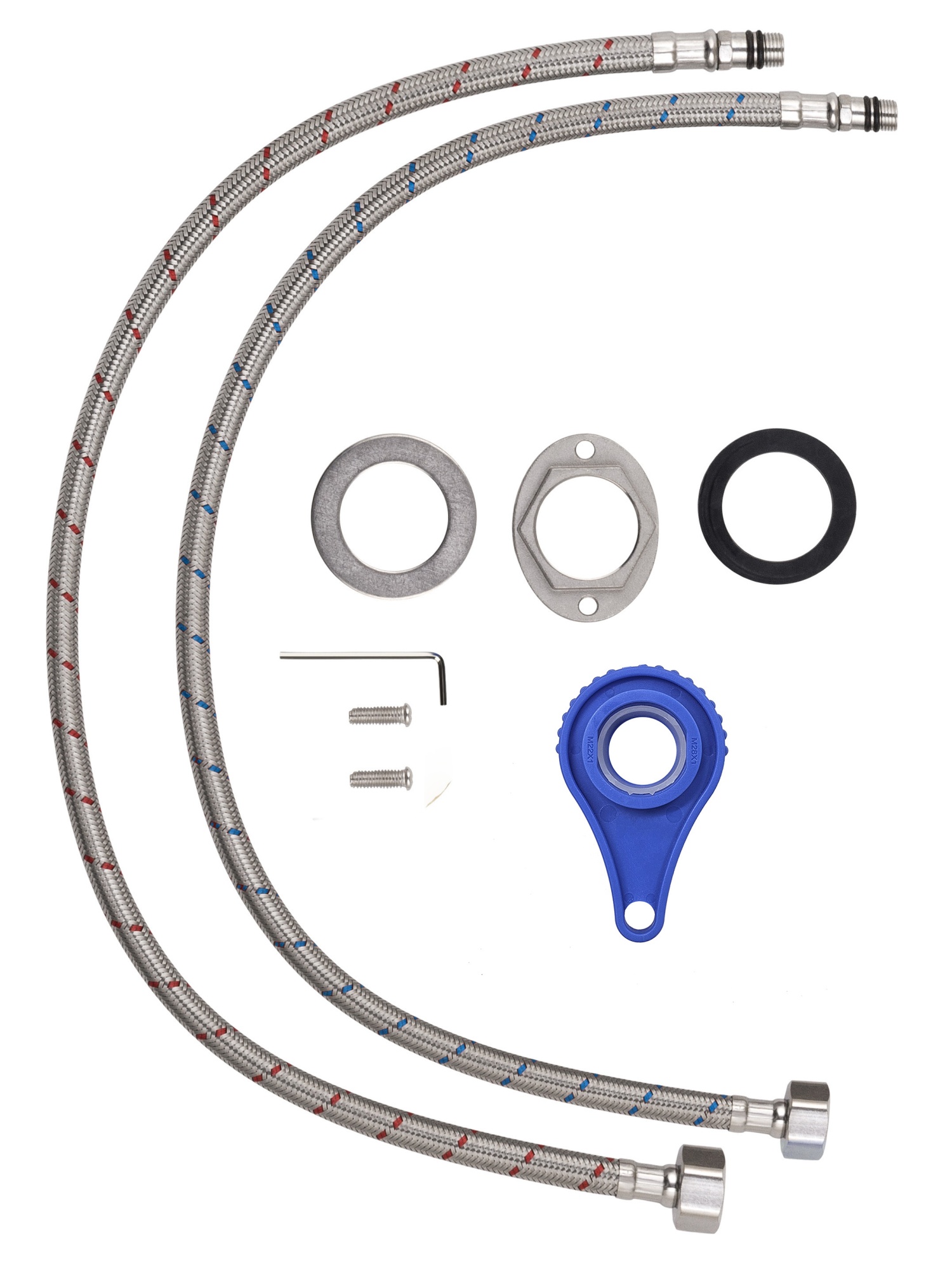 Смеситель для биде wonzon & woghand flex, брашированное золото (ww-88016072-bg)