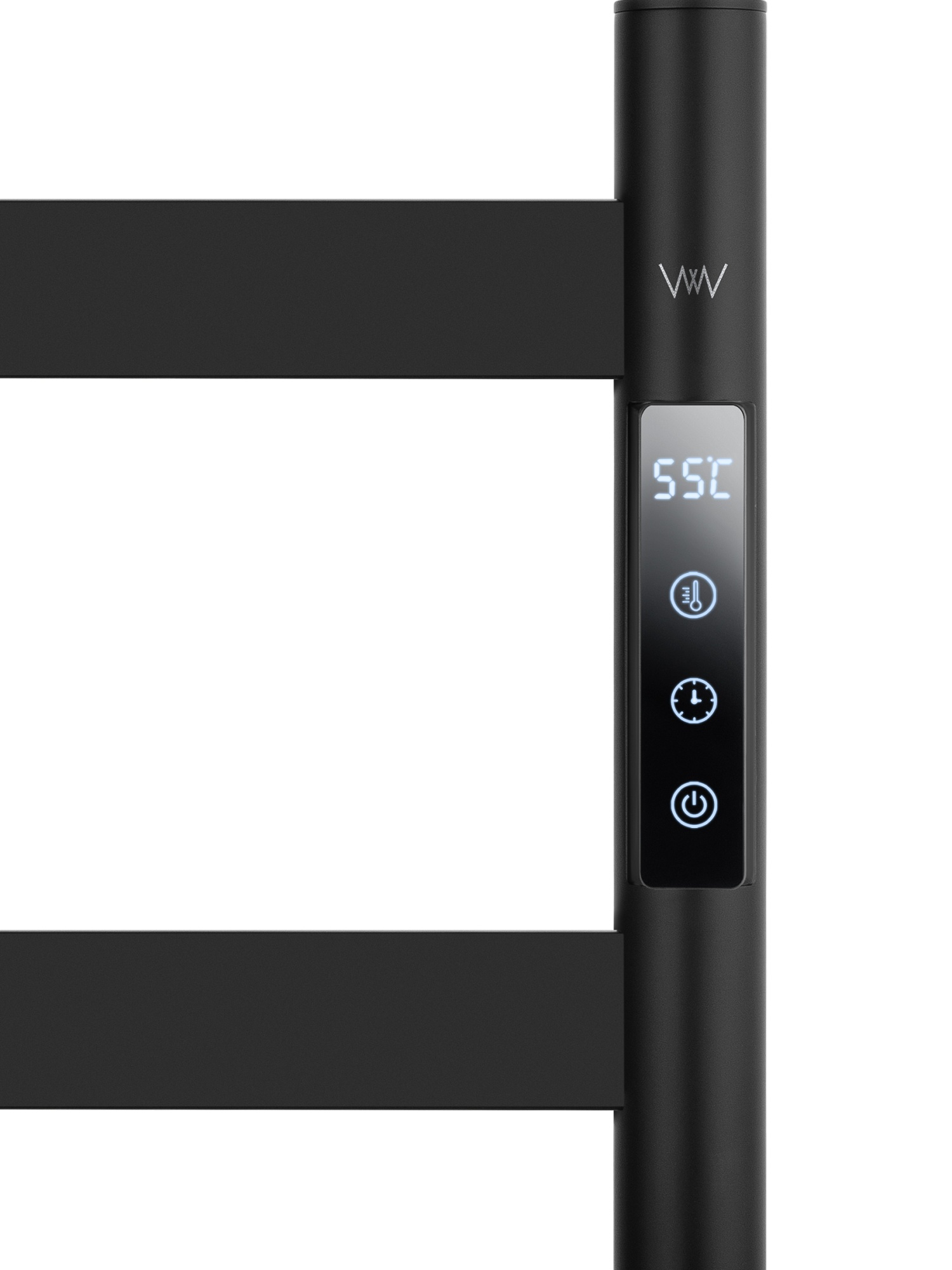 Полотенцесушитель электрический напольный wonzon & woghand essen, черный матовый (ww-a406-mb)