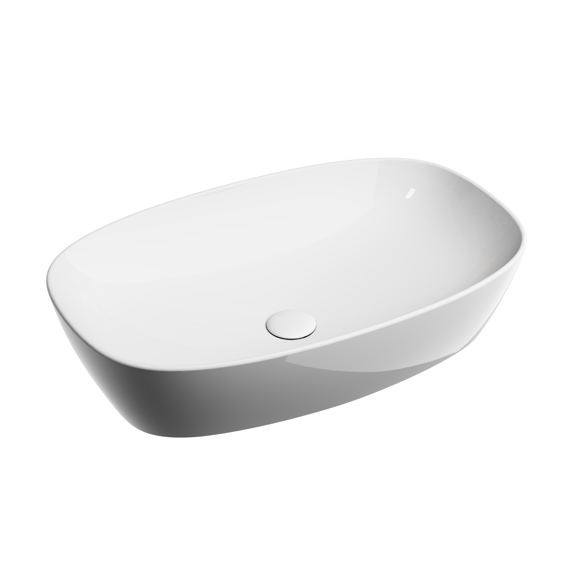 Умывальник чаша накладная овальная element 600x380x138мм