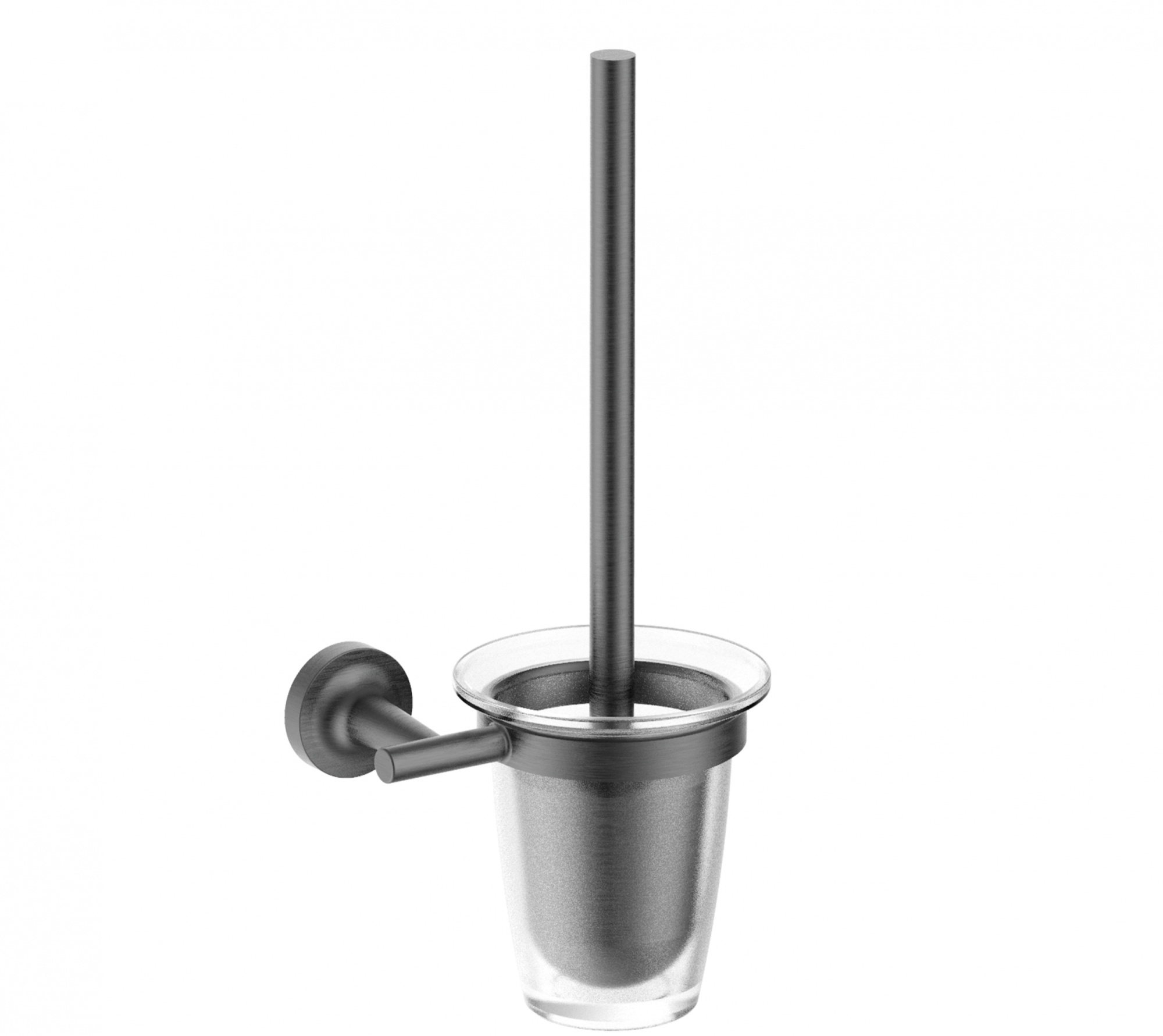 Туалетный ершик в комплекте wonzon & woghand simple, темный графит (ww-6529-bgm)