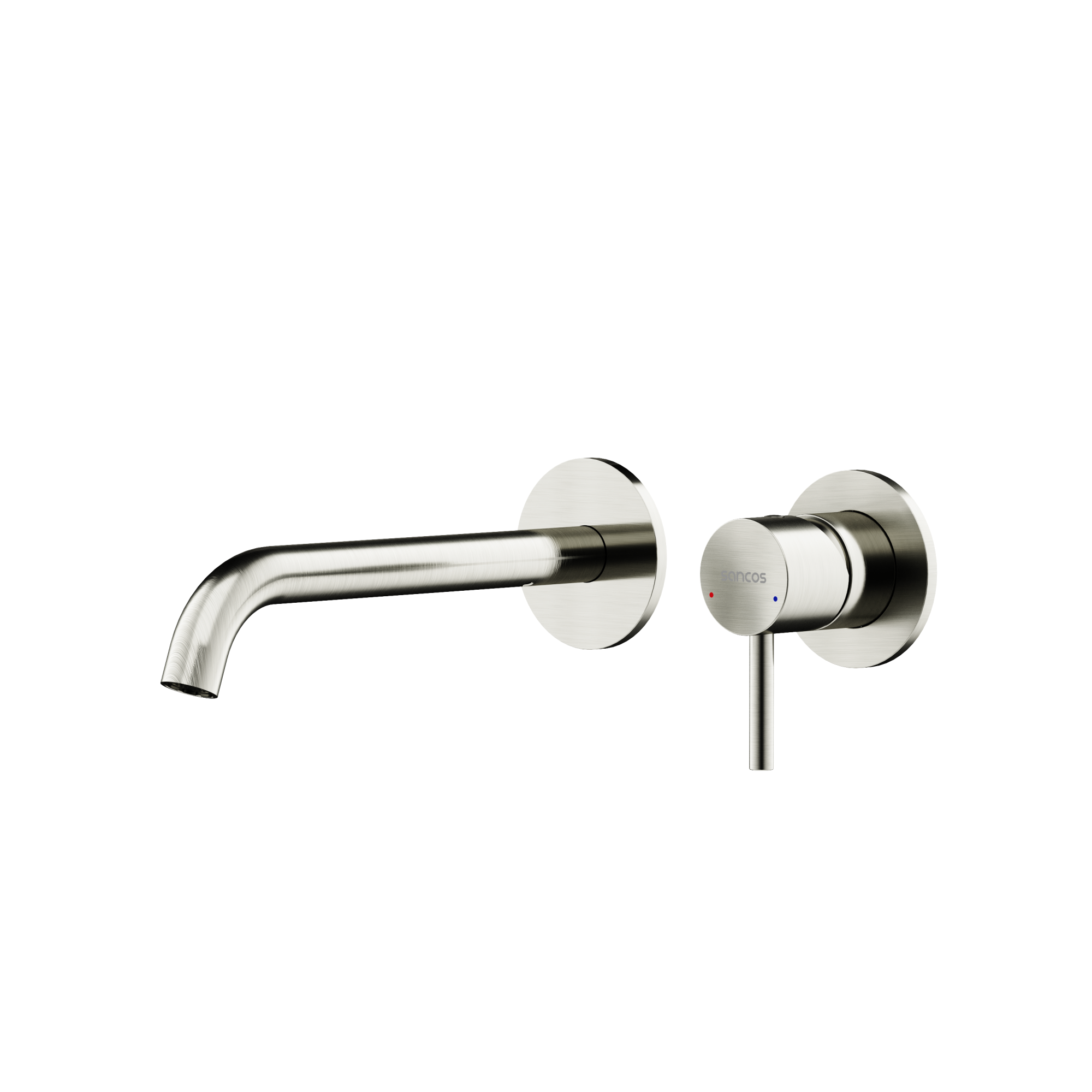 Смеситель для раковины SANCOS Etna с внутренней частью, брашированный никель, PVD покрытие, арт. SC9004BN