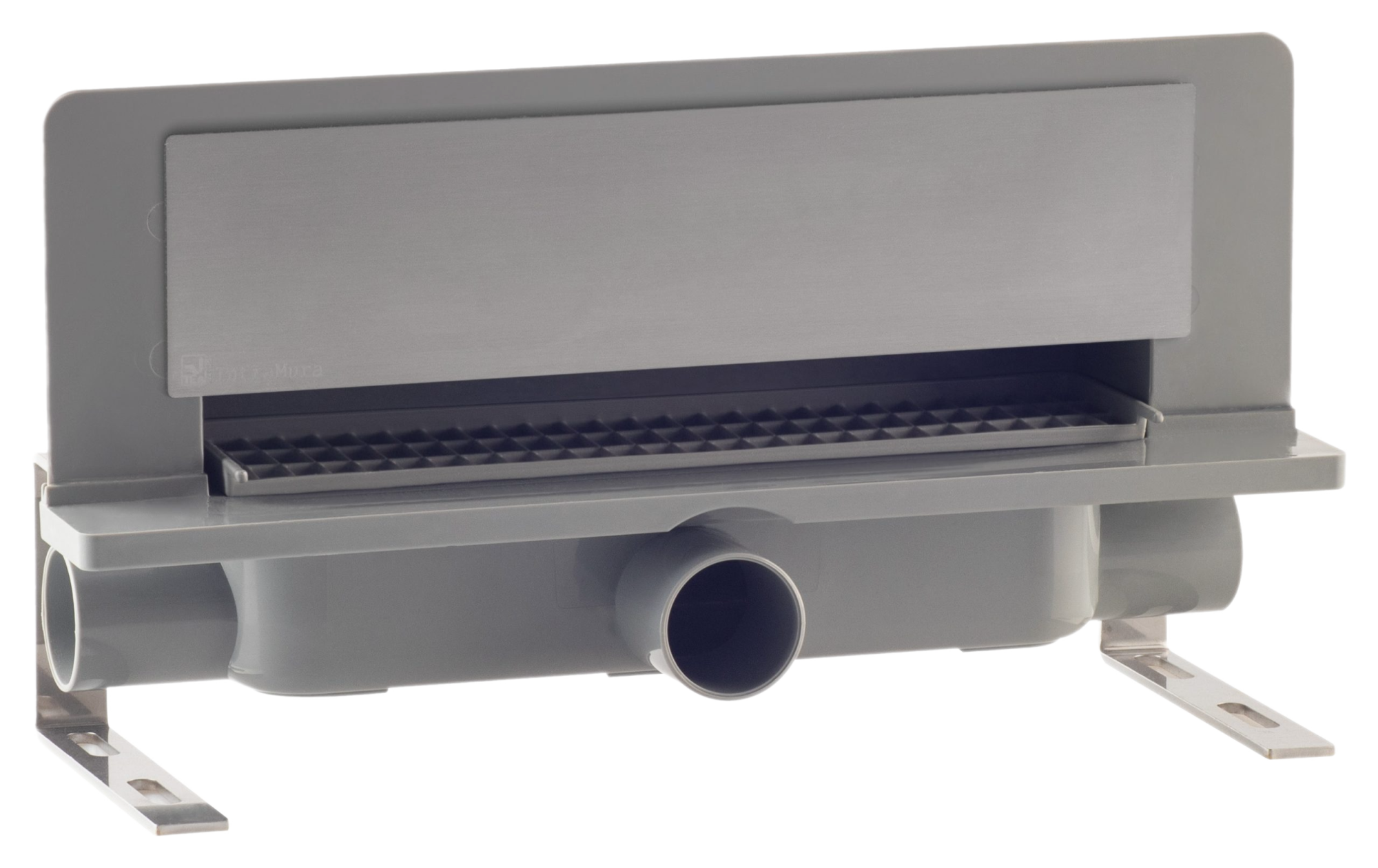 Трап 35 см, пристенный, гидрозатвор, abs, горизонтальный выход omp tea intramura 975.101.8