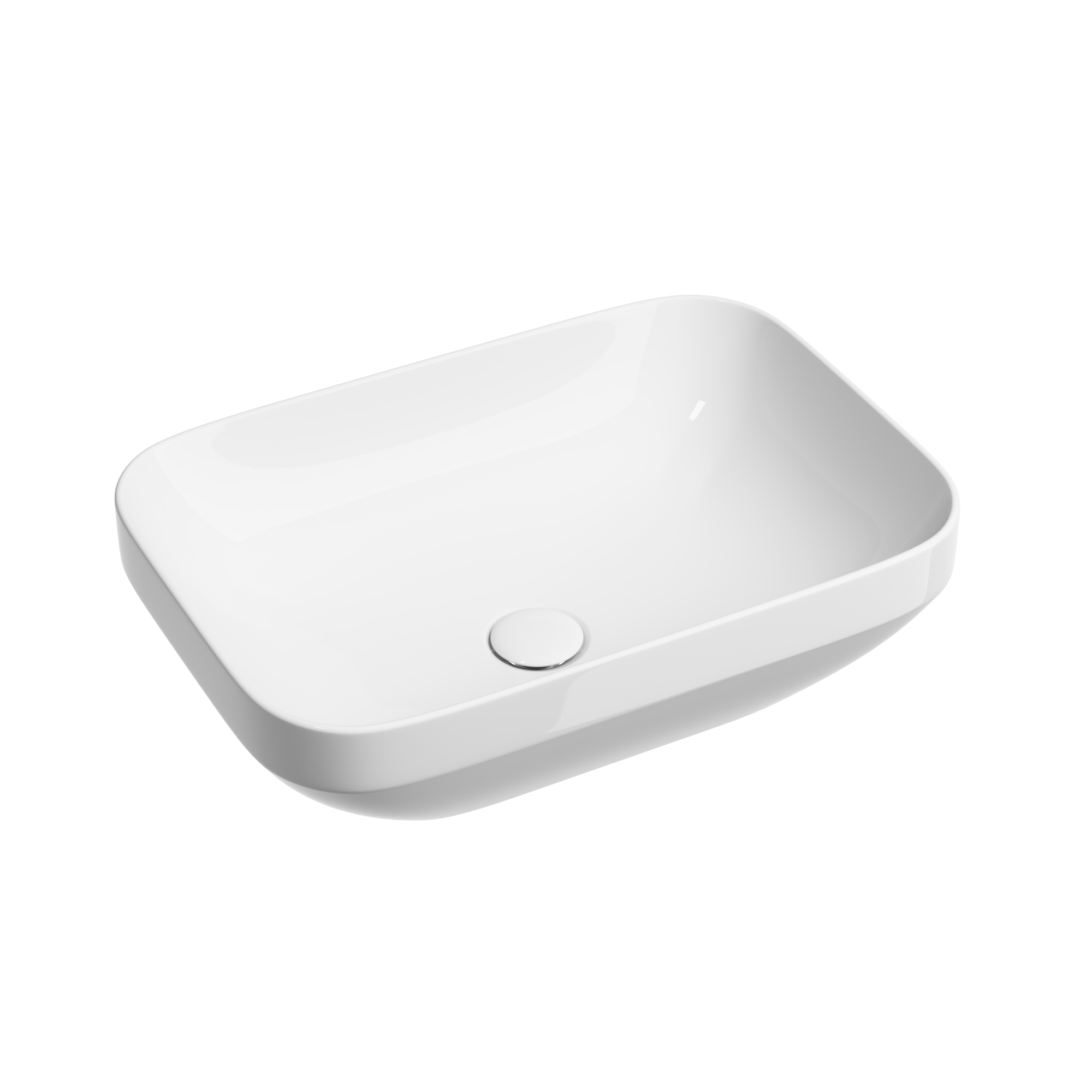 Умывальник чаша накладная прямоугольная element 500x359x145мм