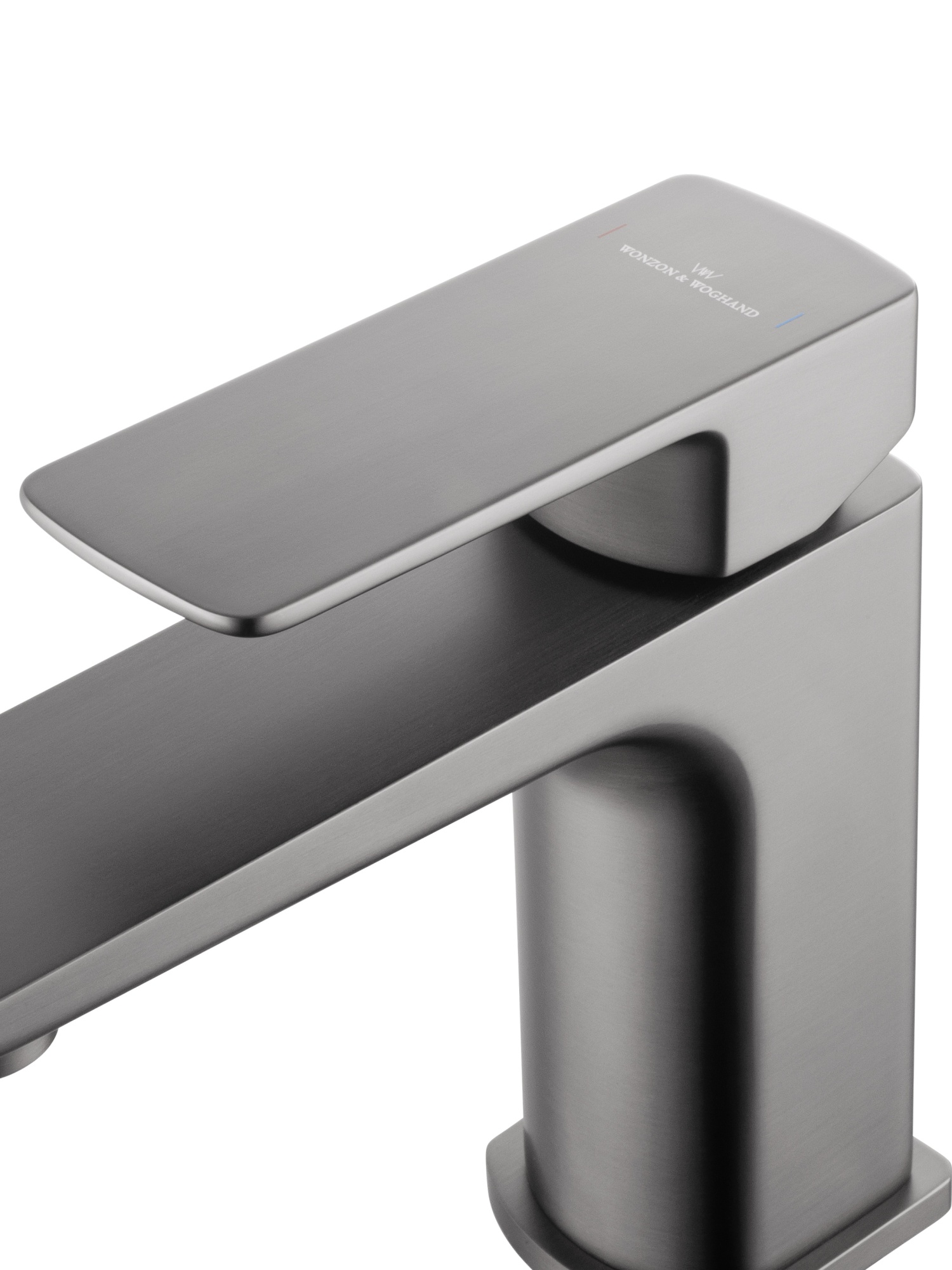 Смеситель для раковины wonzon & woghand edge, темный графит (ww-88139003-bgm)