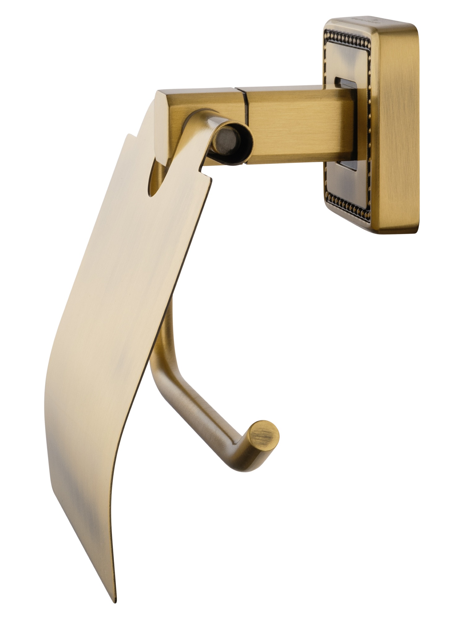 Держатель для туалетной бумаги с крышкой wonzon & woghand roma, бронза (ww-7226)