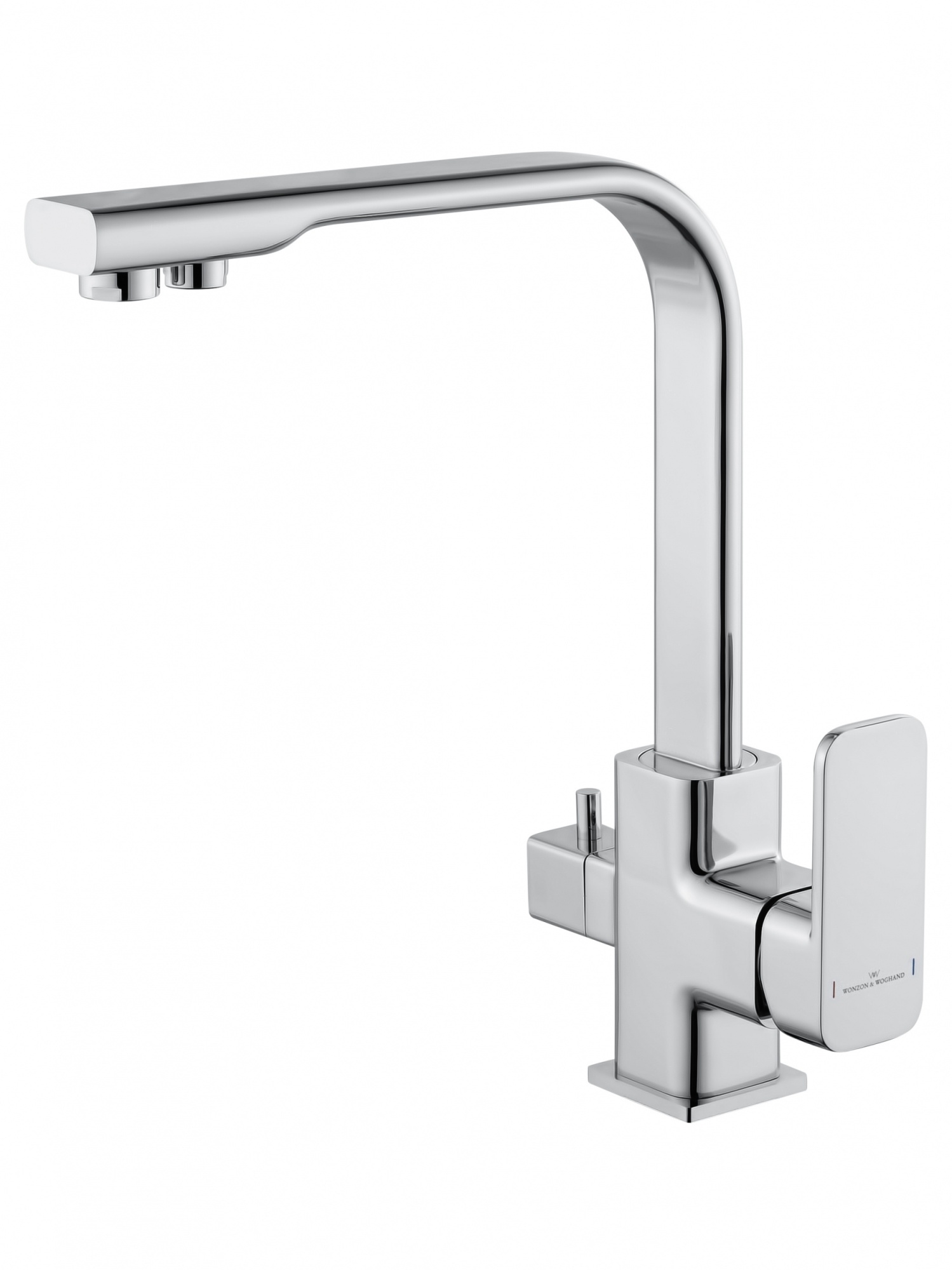 Смеситель для кухни с подключением фильтра wonzon & woghand, хром (ww-88458004-cr)