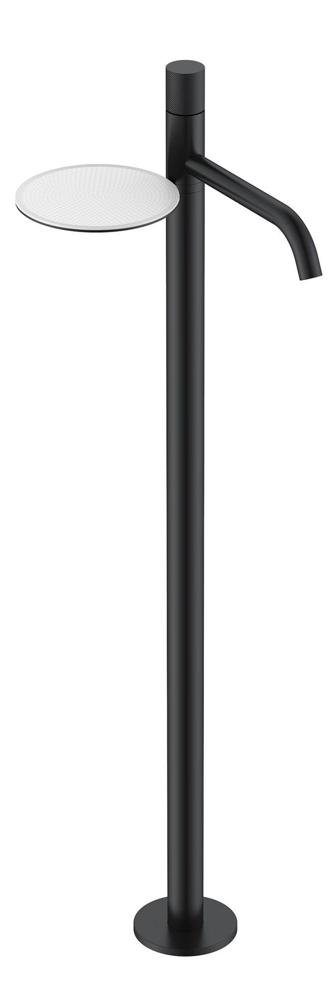 Смеситель STICK напольный для умыв. BLACK SPIRALE