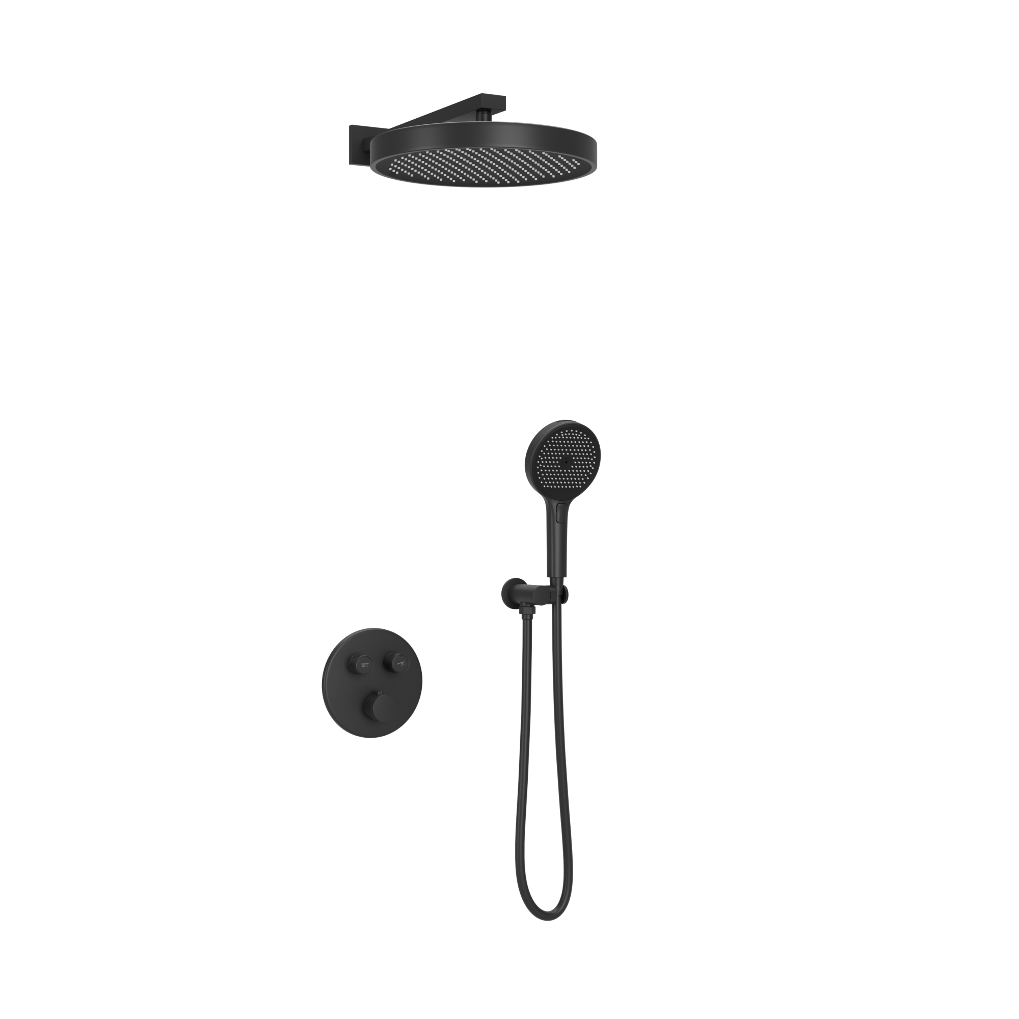 Душевой комплект sancos space встраиваемый c термостатическим смесителем, цвет черный матовый , арт. sc3006mb Душевой комплект sancos space встраиваемый c термостатическим смесителем, цвет черный матовый , арт. sc3006mb