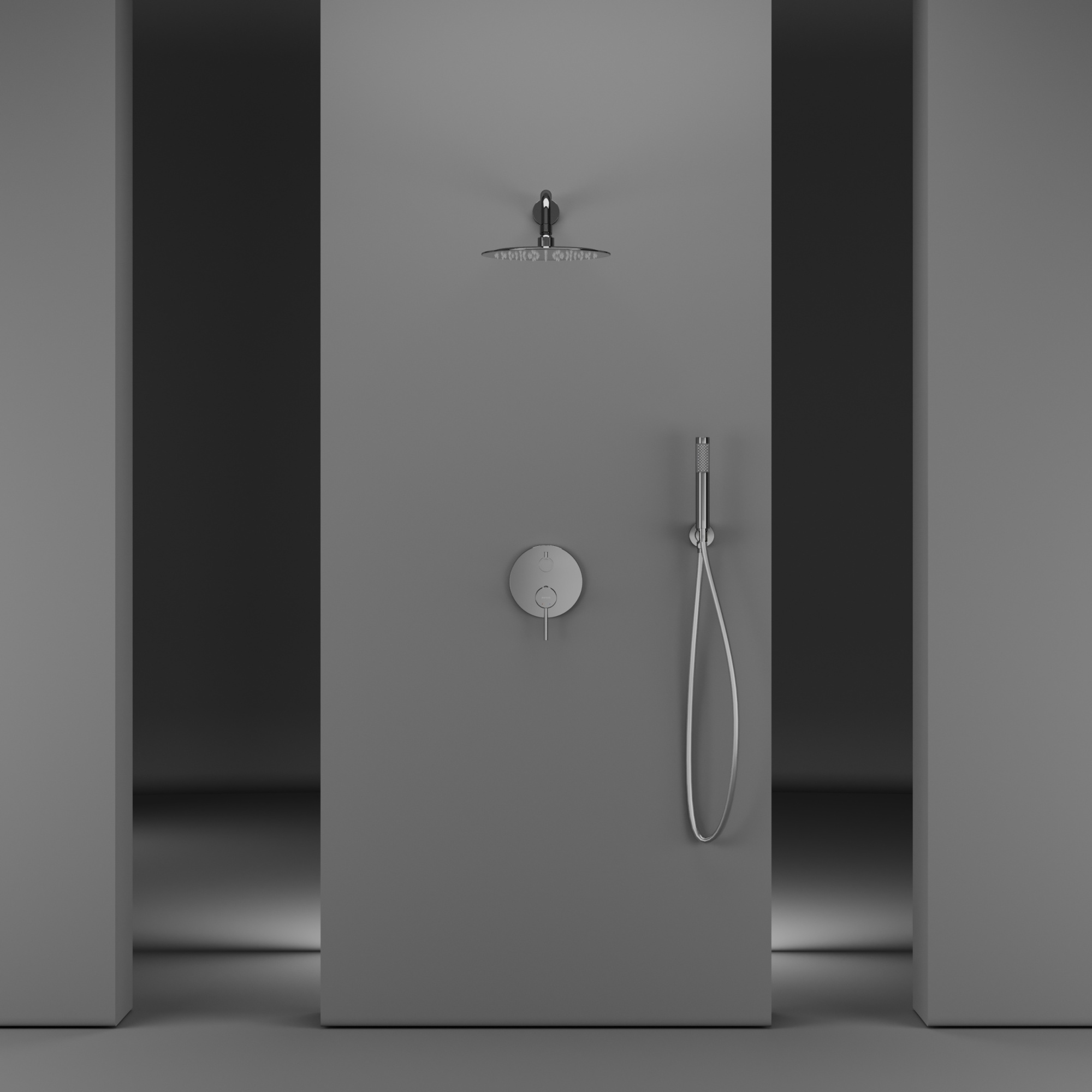 Душевой комплект sancos select встраиваемый для душа, цвет хром, арт. sc3003ch