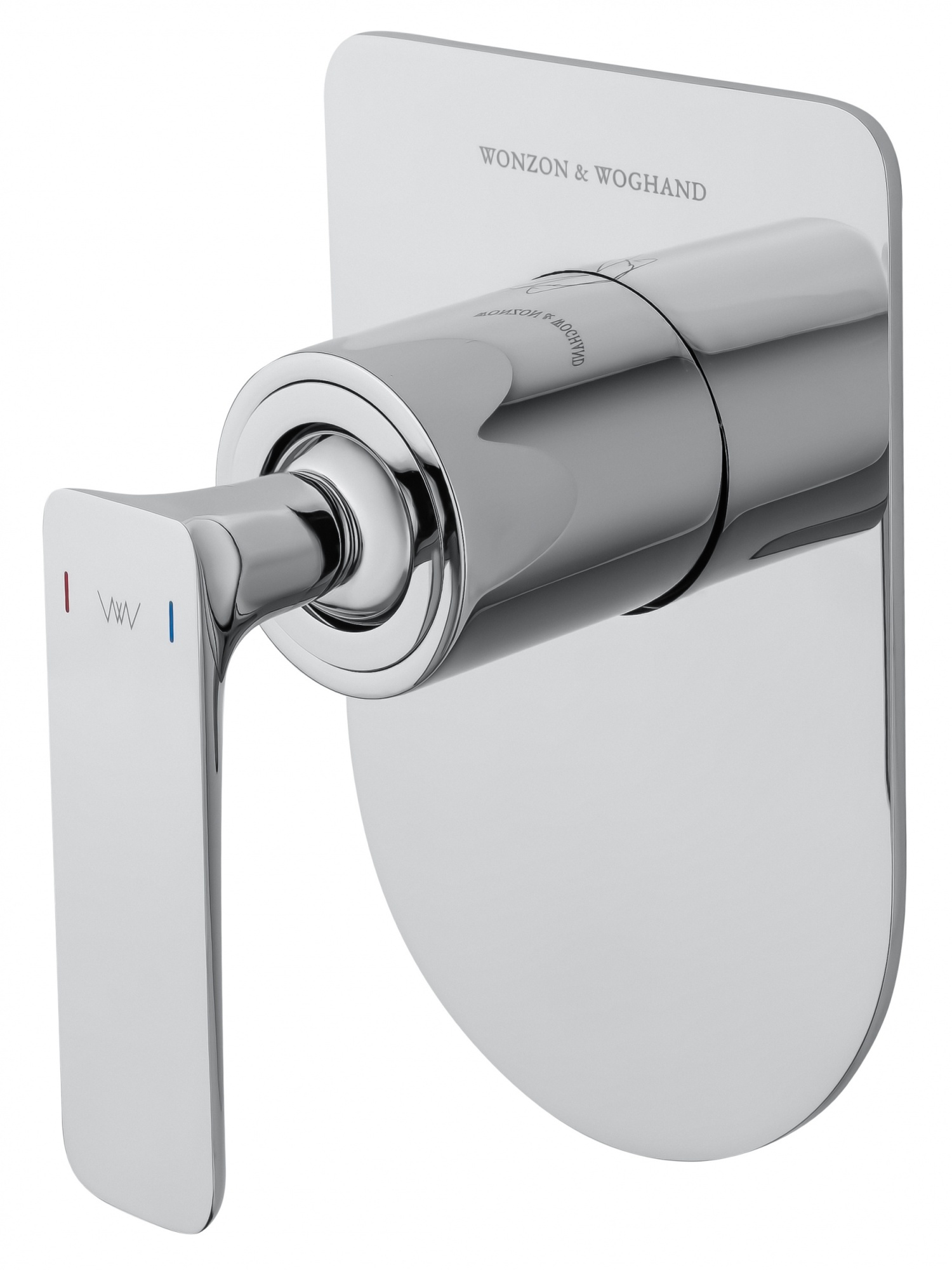 Смеситель для душа встраиваемый wonzon & woghand shark, хром (ww-484700-cr)