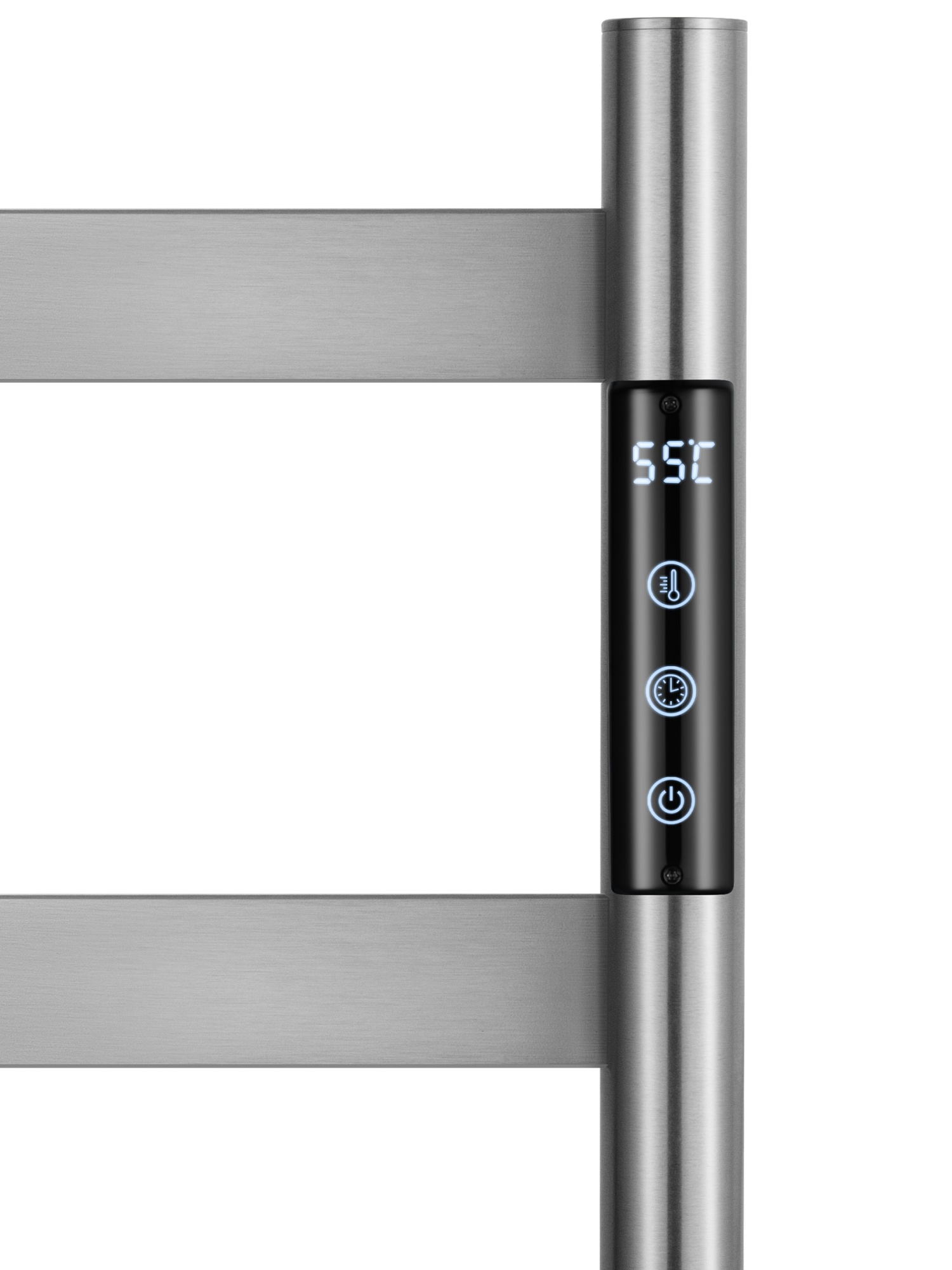 Полотенцесушитель электрический напольный wonzon & woghand essen, брашированный никель (ww-a407-br)