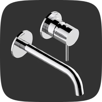 смеситель на раковину настенный 