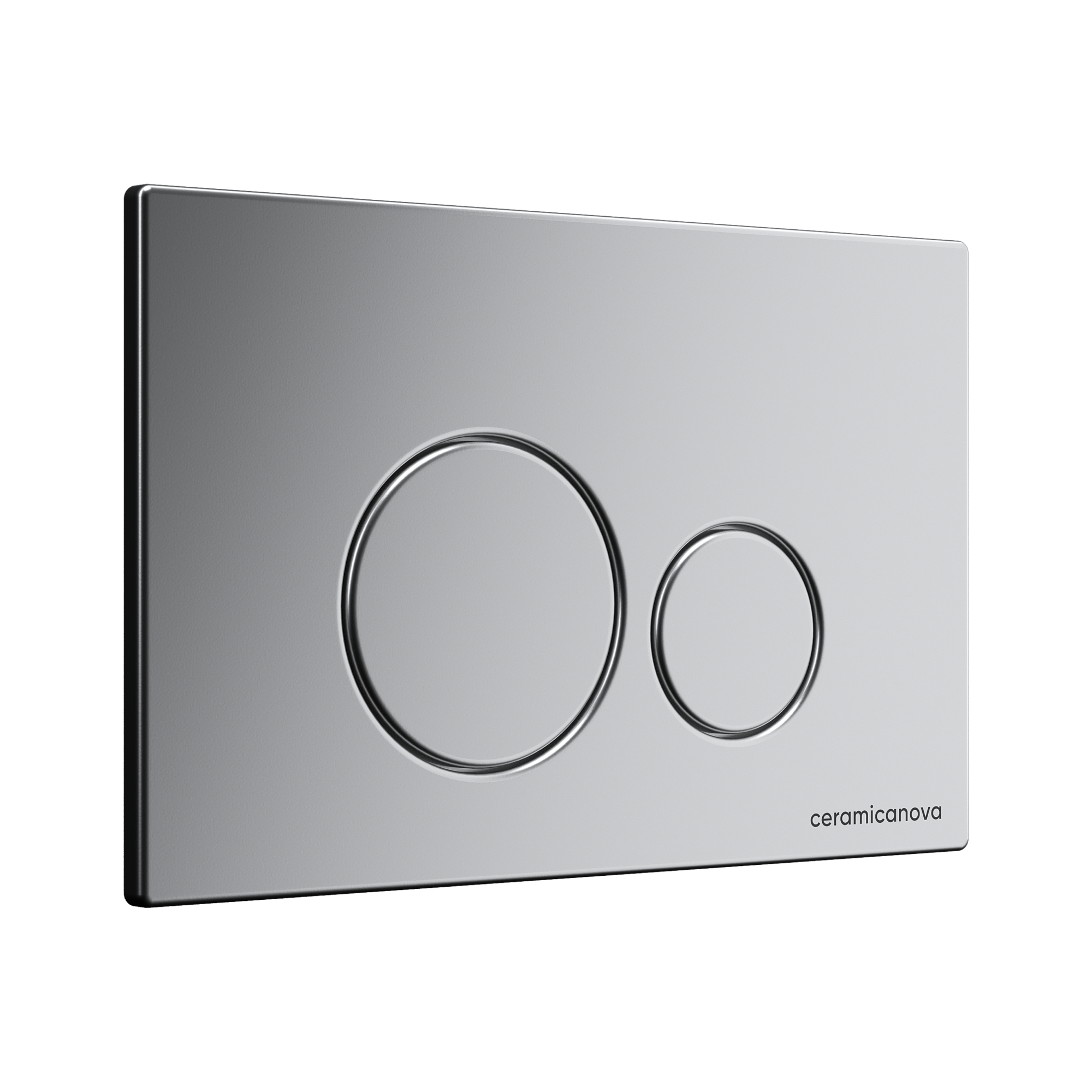 Система инсталляции для унитазов ceramicanova envision с кнопкой смыва round цвет хром матовый и креплениями, арт. cn1001m