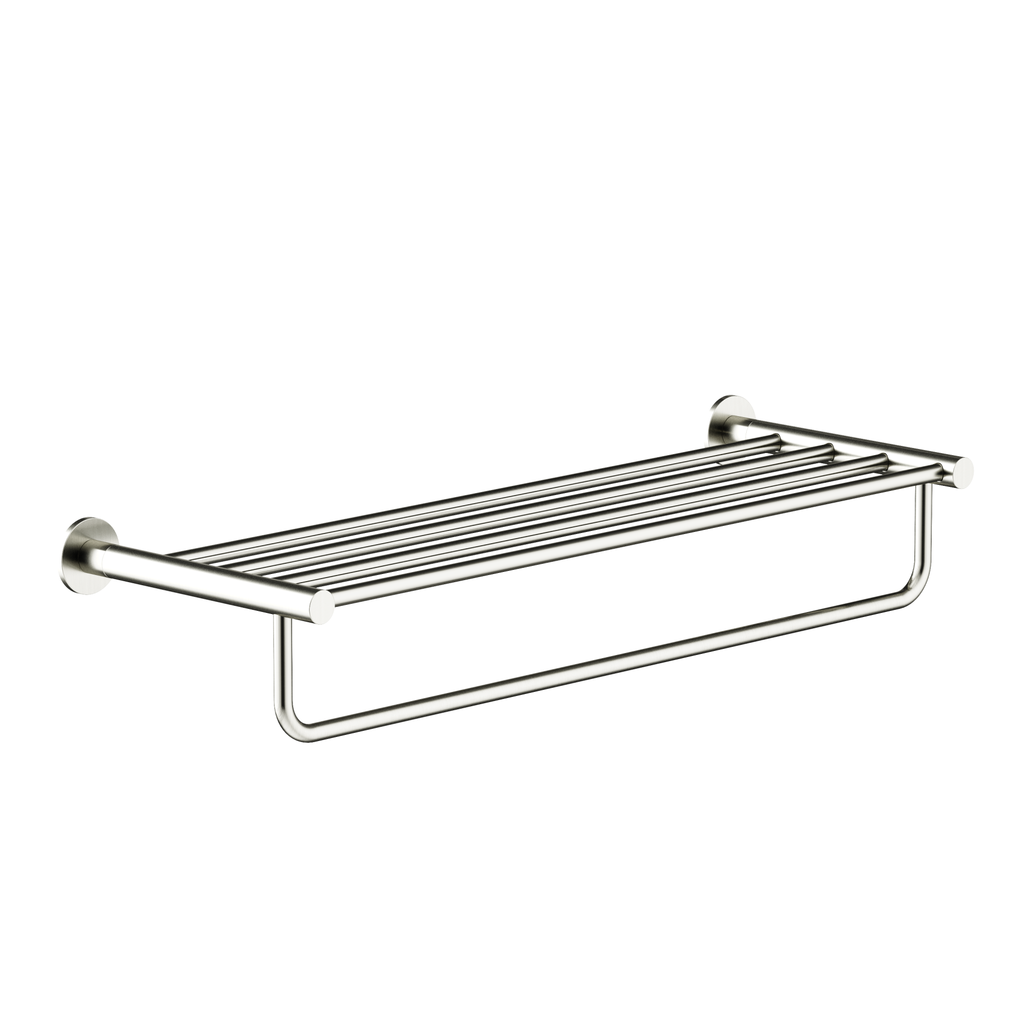 Полка SANCOS Base для полотенец, брашированный никель, PVD покрытие, арт. SC9028BN