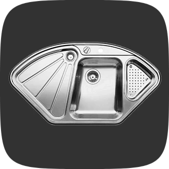 угловые мойки