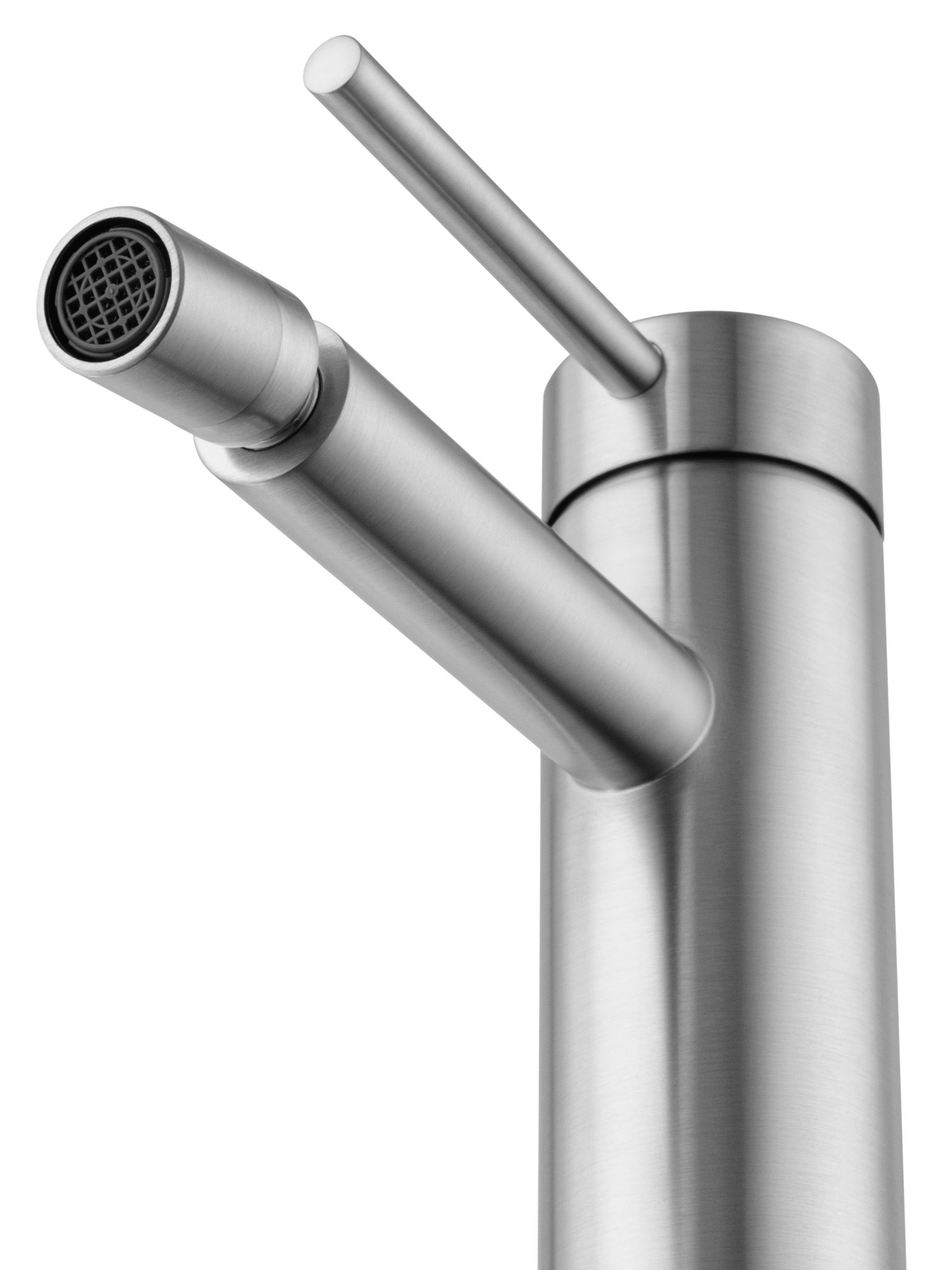 Смеситель для биде wonzon & woghand stick, брашированный никель (ww-88339017-bn)