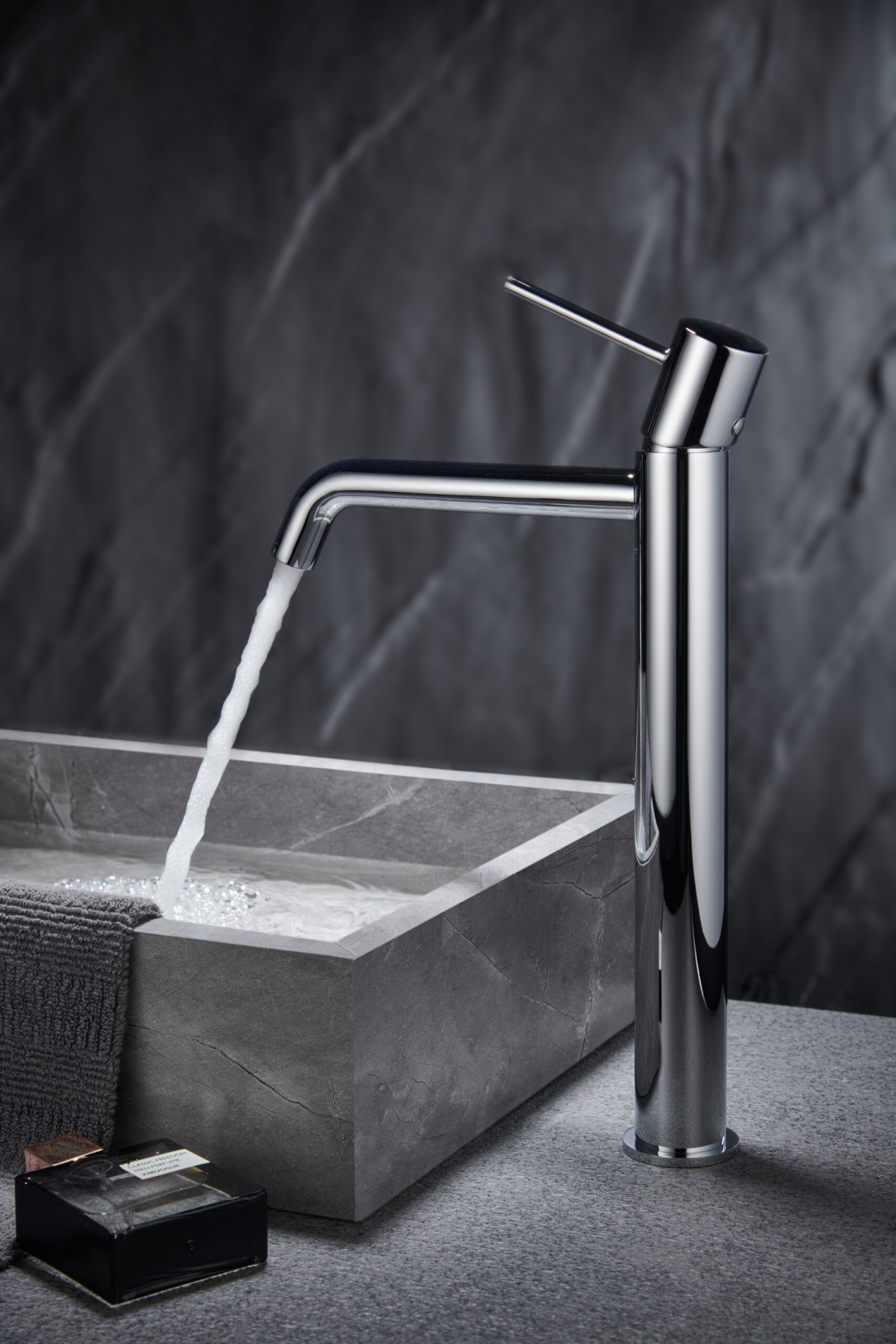 Смеситель для раковины высокий imex monza bdm039-3 chrome