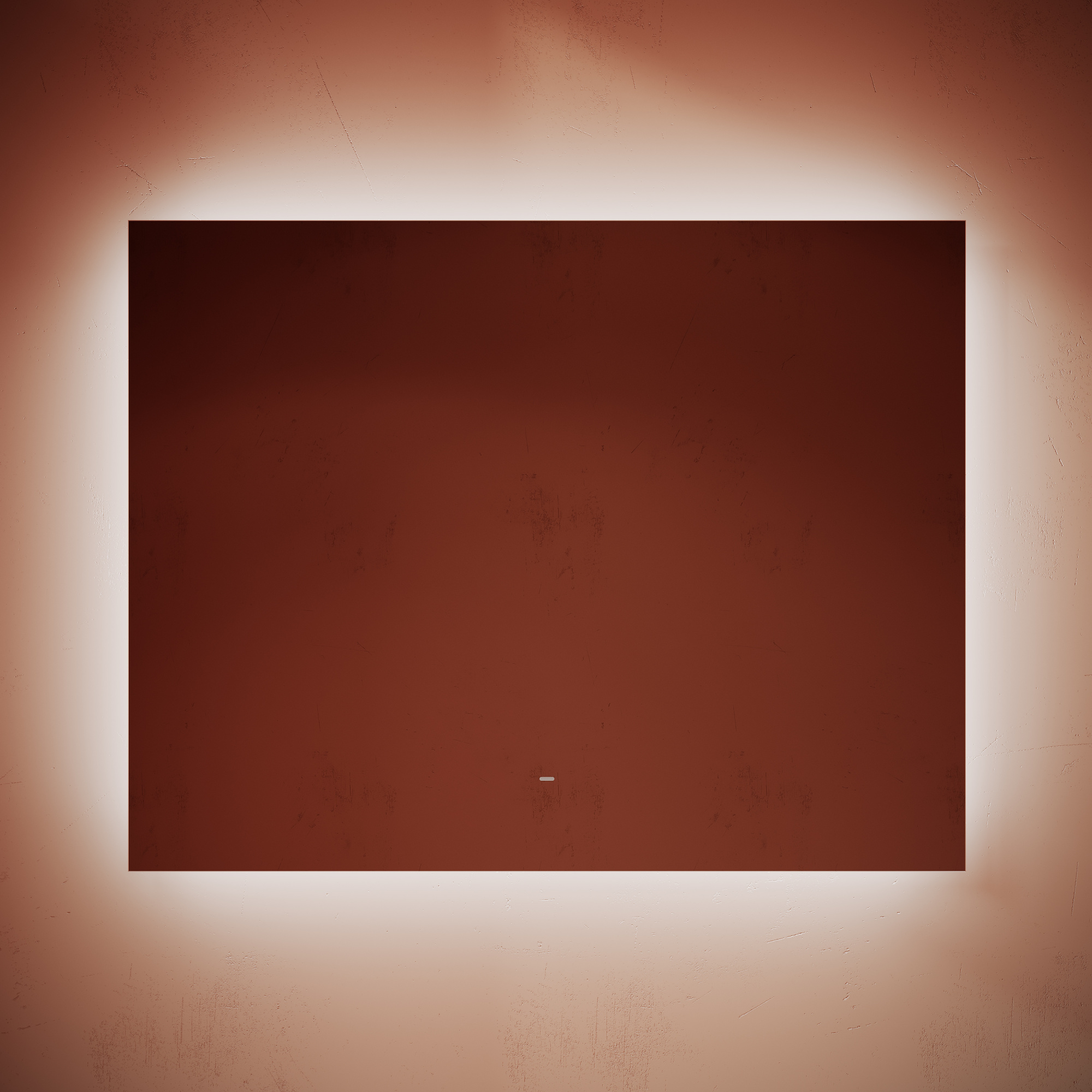 Зеркало для ванной комнаты sancos square 900х700 с подсветкой, арт. sq900