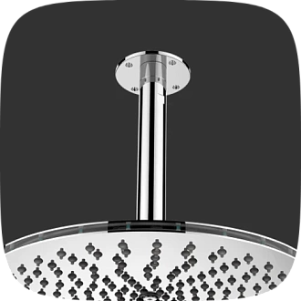 потолочный монтаж душа 