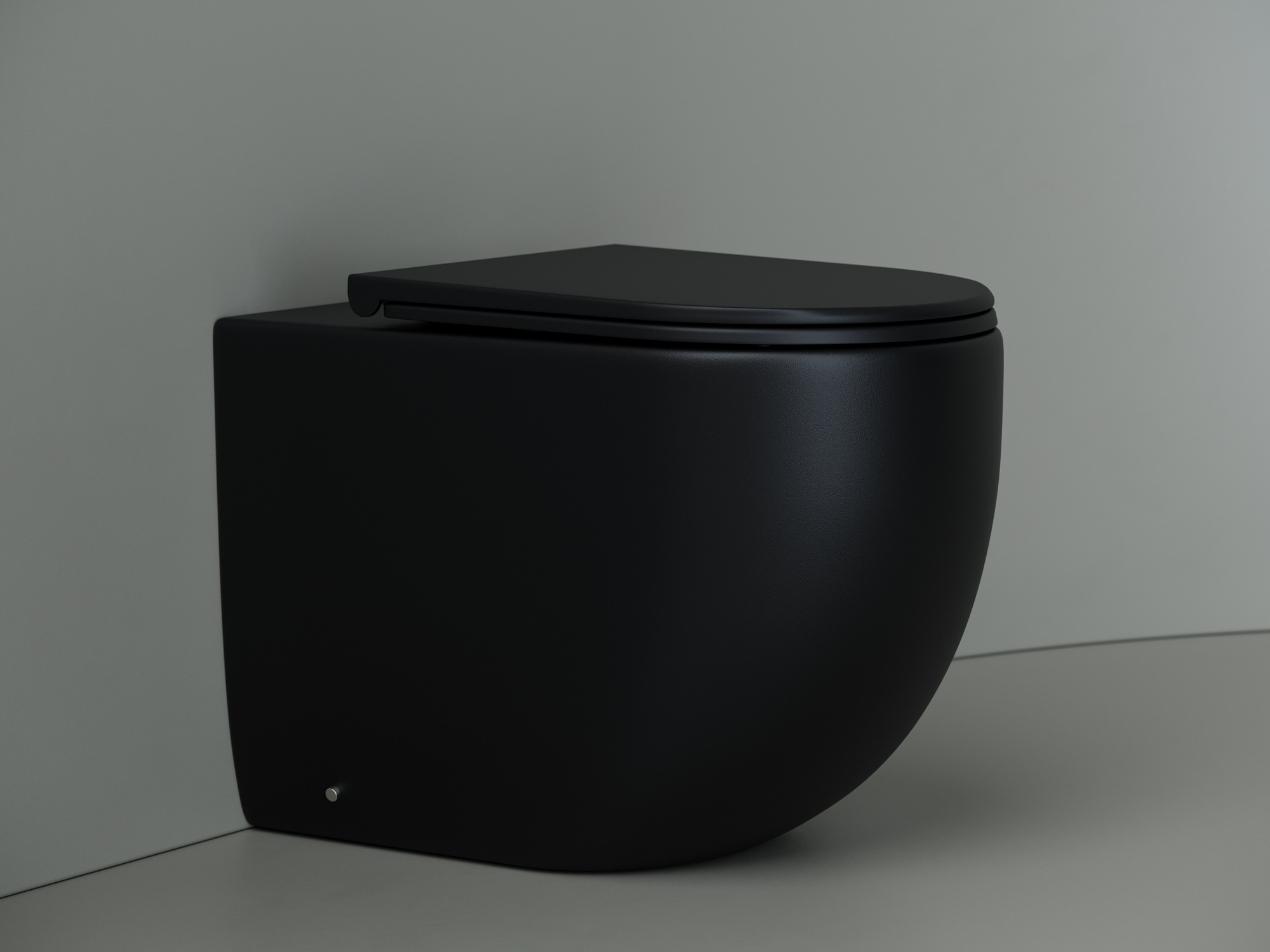 Напольный приставной унитаз metropol rimless