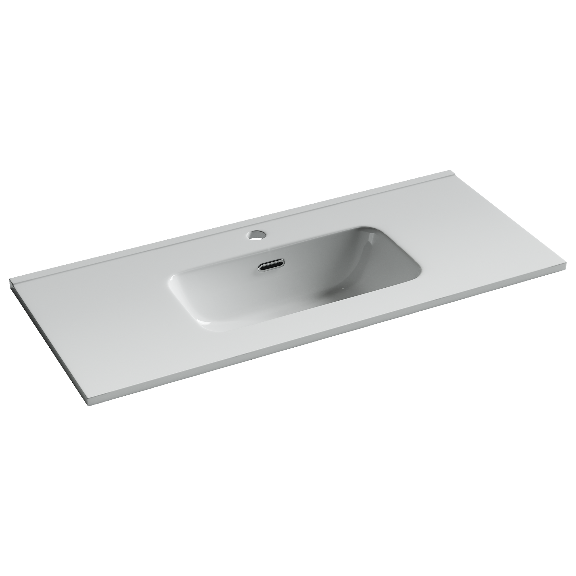 CN7030 Раковина мебельная накладная Compact 910x395x170, цвет белый