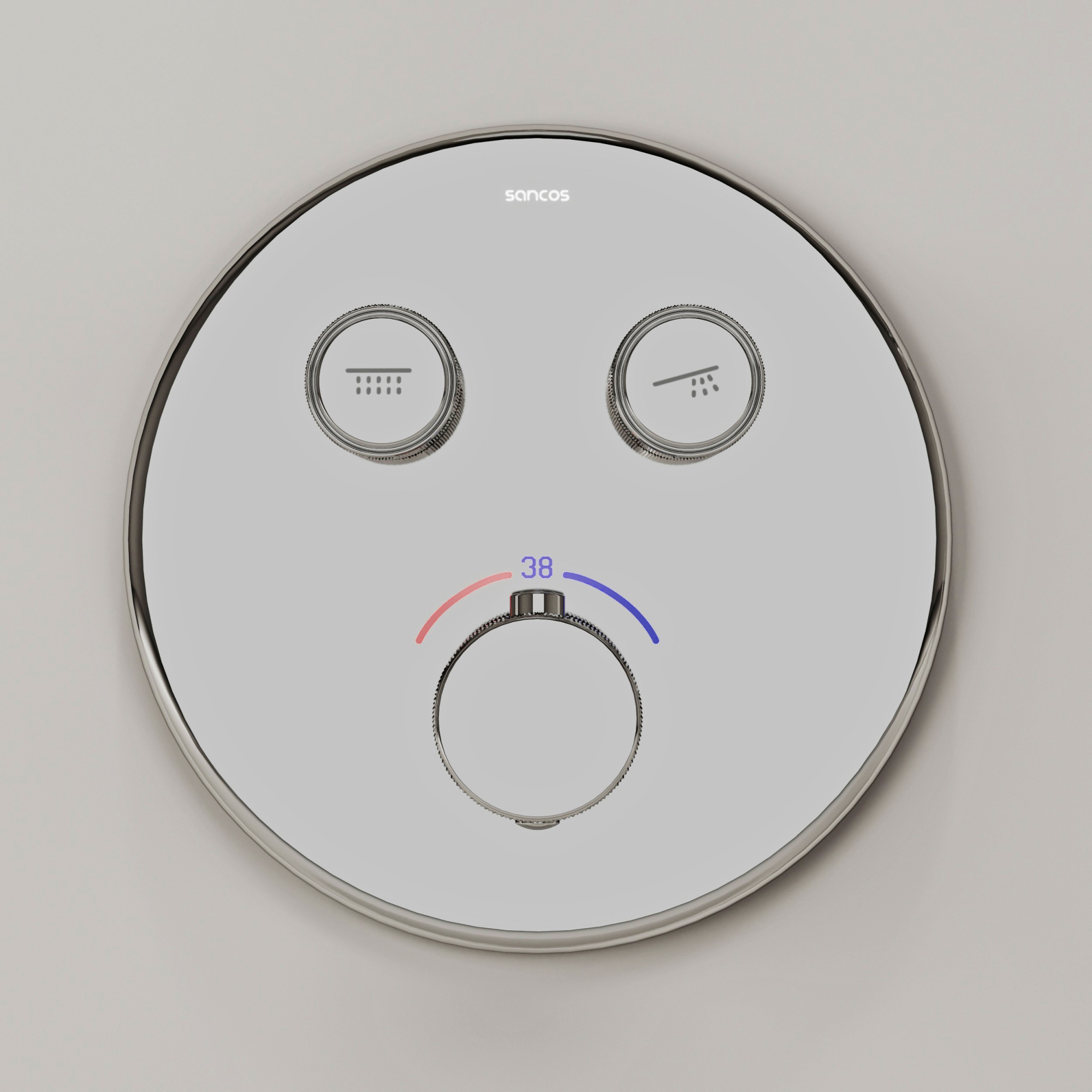 Душевой комплект sancos space встраиваемый c термостатическим смесителем, цвет хром , арт. sc3006ch Душевой комплект sancos space встраиваемый c термостатическим смесителем, цвет хром , арт. sc3006ch