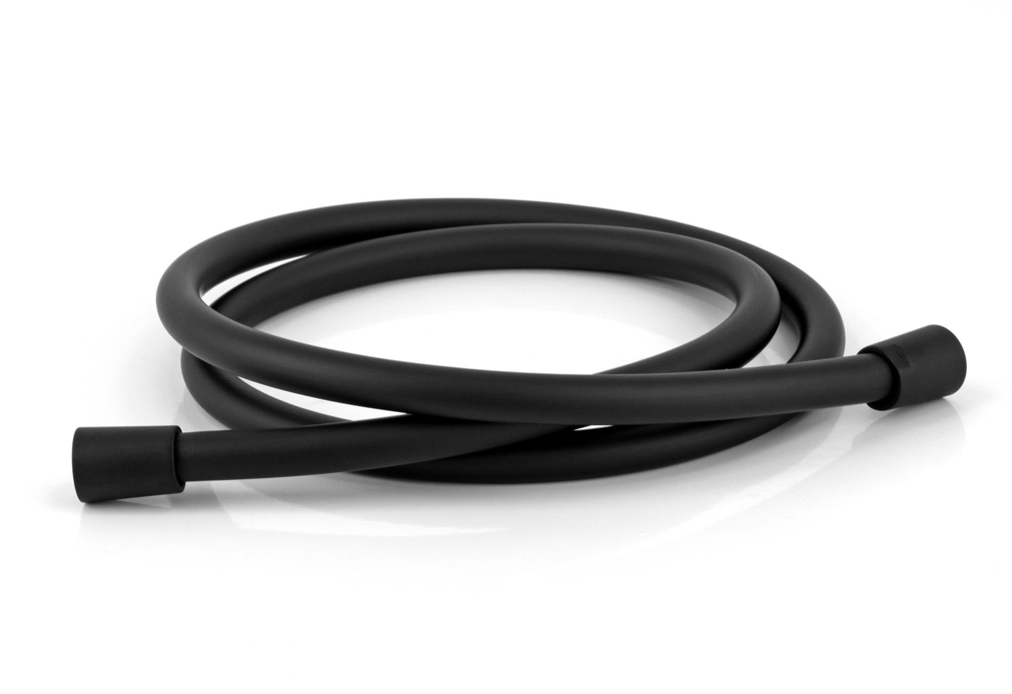 Шланг для душа пвх 150 см remer 332cn2g150no, черный матовый