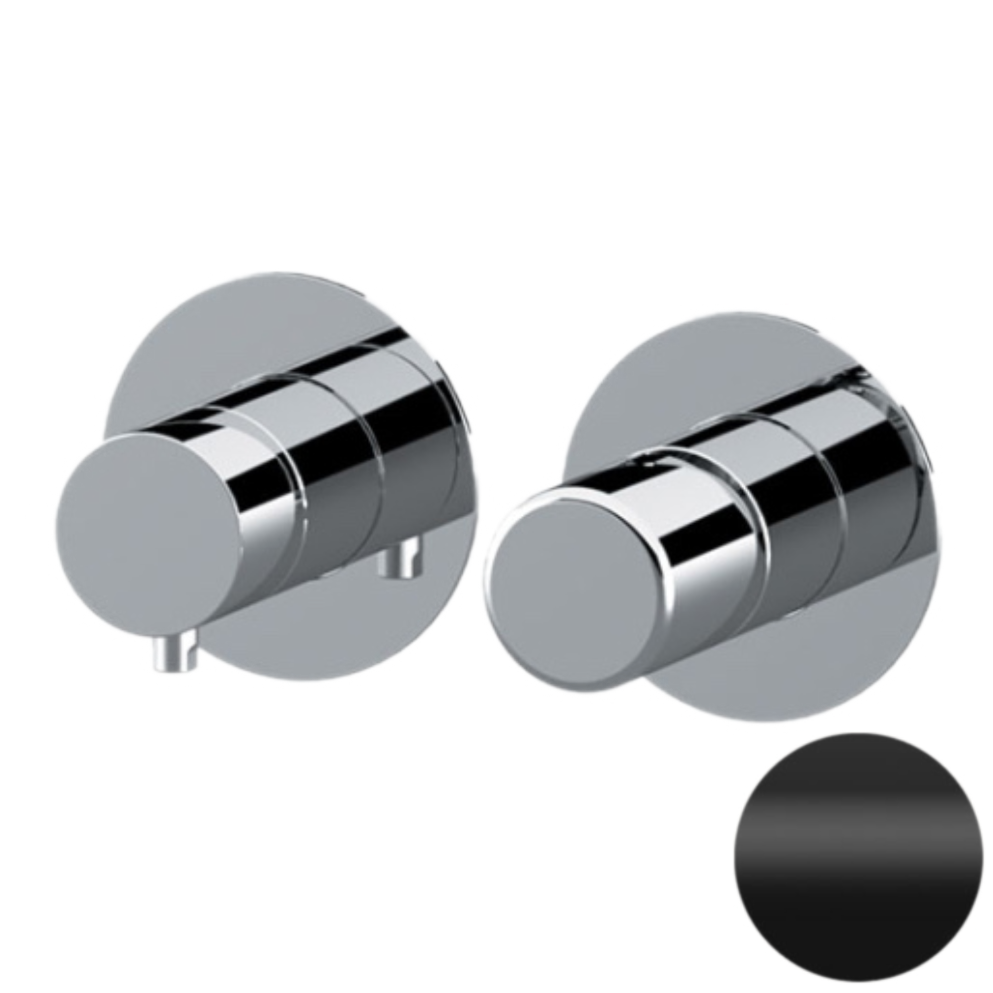 Смеситель для душа daniel trilogy tg62515, чёрный матовый