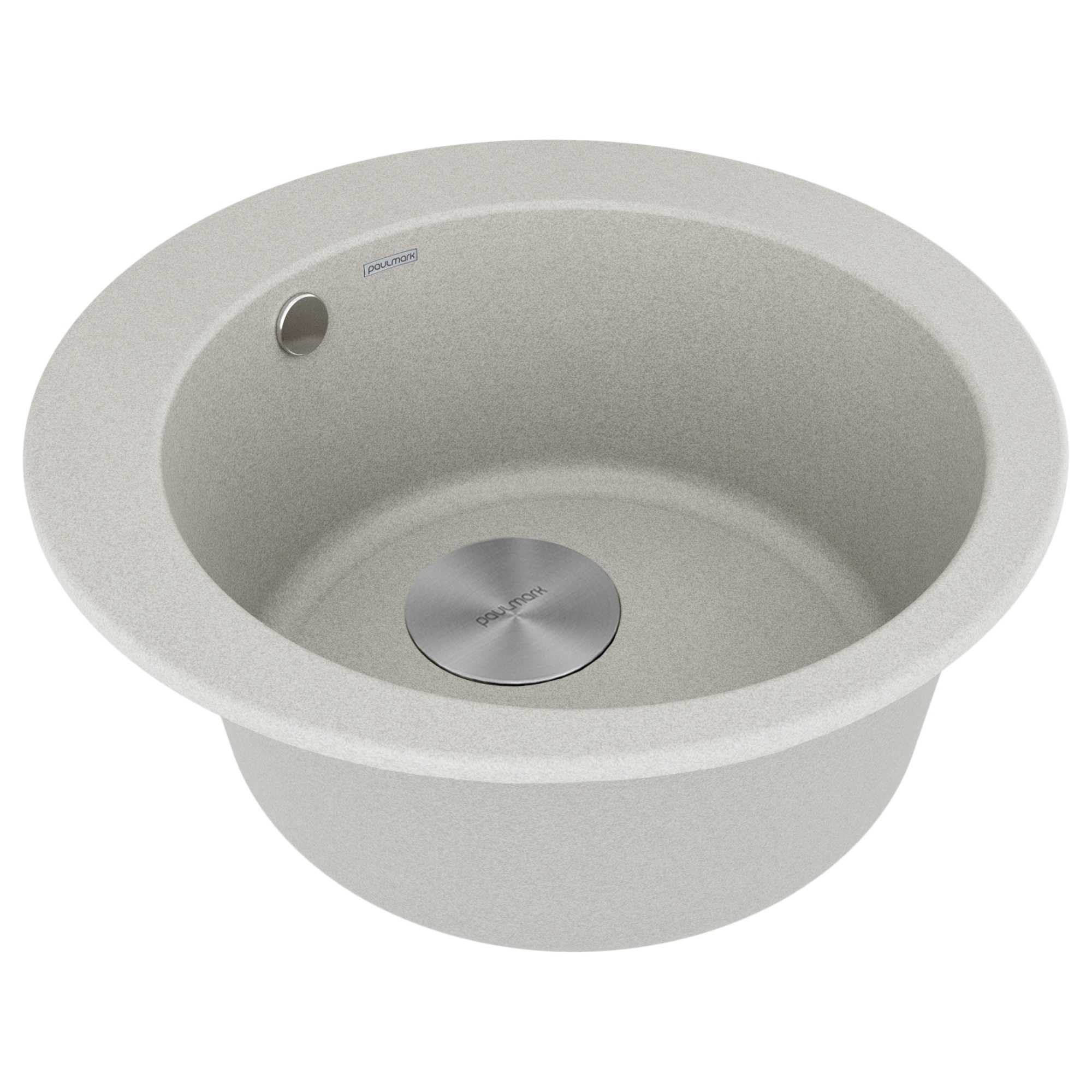 Мойка gelegen 50, it-granit, pm404800-gr, серый, d475 мм, paulmark