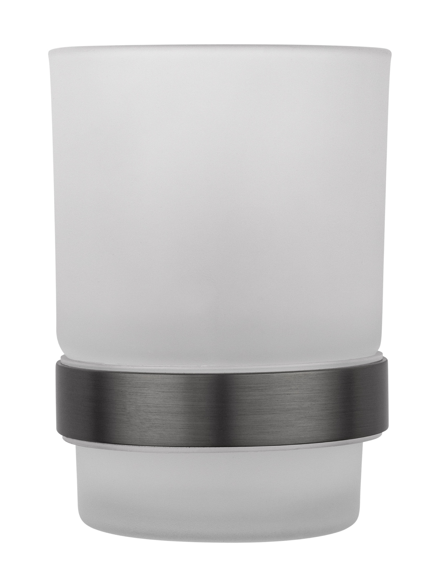 Стакан для зубных щеток с держателем wonzon & woghand graffity, темный графит (ww-9321-bgm)