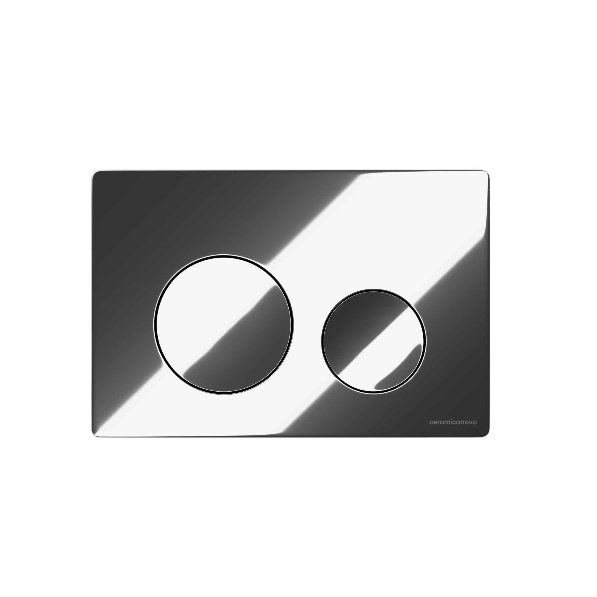 Кнопка смыва balance, клавиши circle, цвет хром глянцевый, арт. cn12-001ch