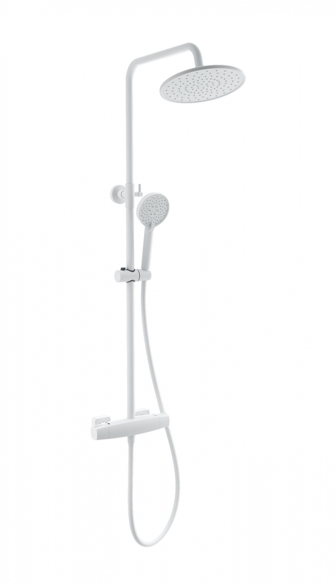Душевая система с термостатом wonzon & woghand neo, белый матовый (ww-b3035-a-mw)