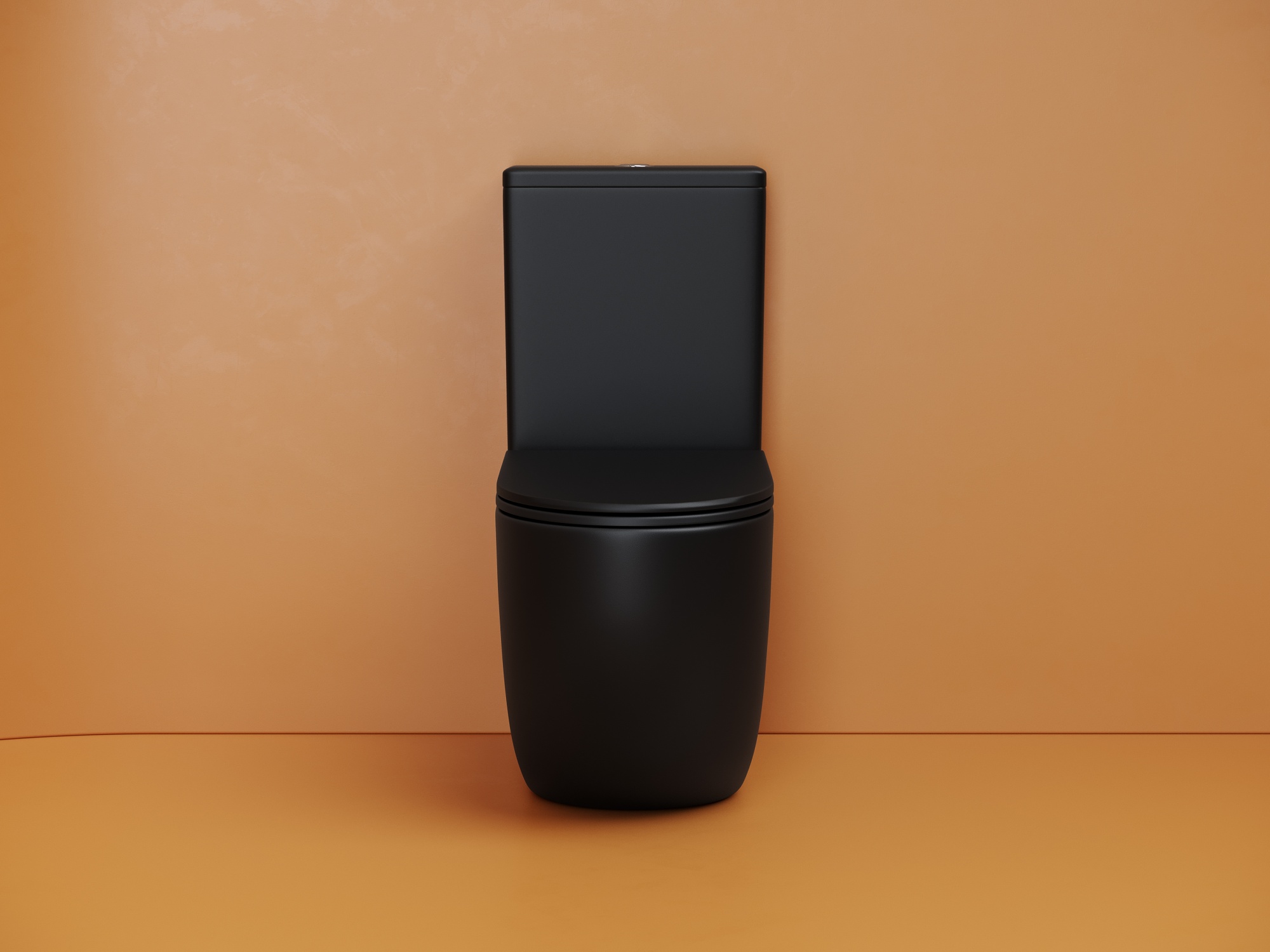 Напольный пристенный унитаз metropol смыв торнадо черный матовый cn4001tmb