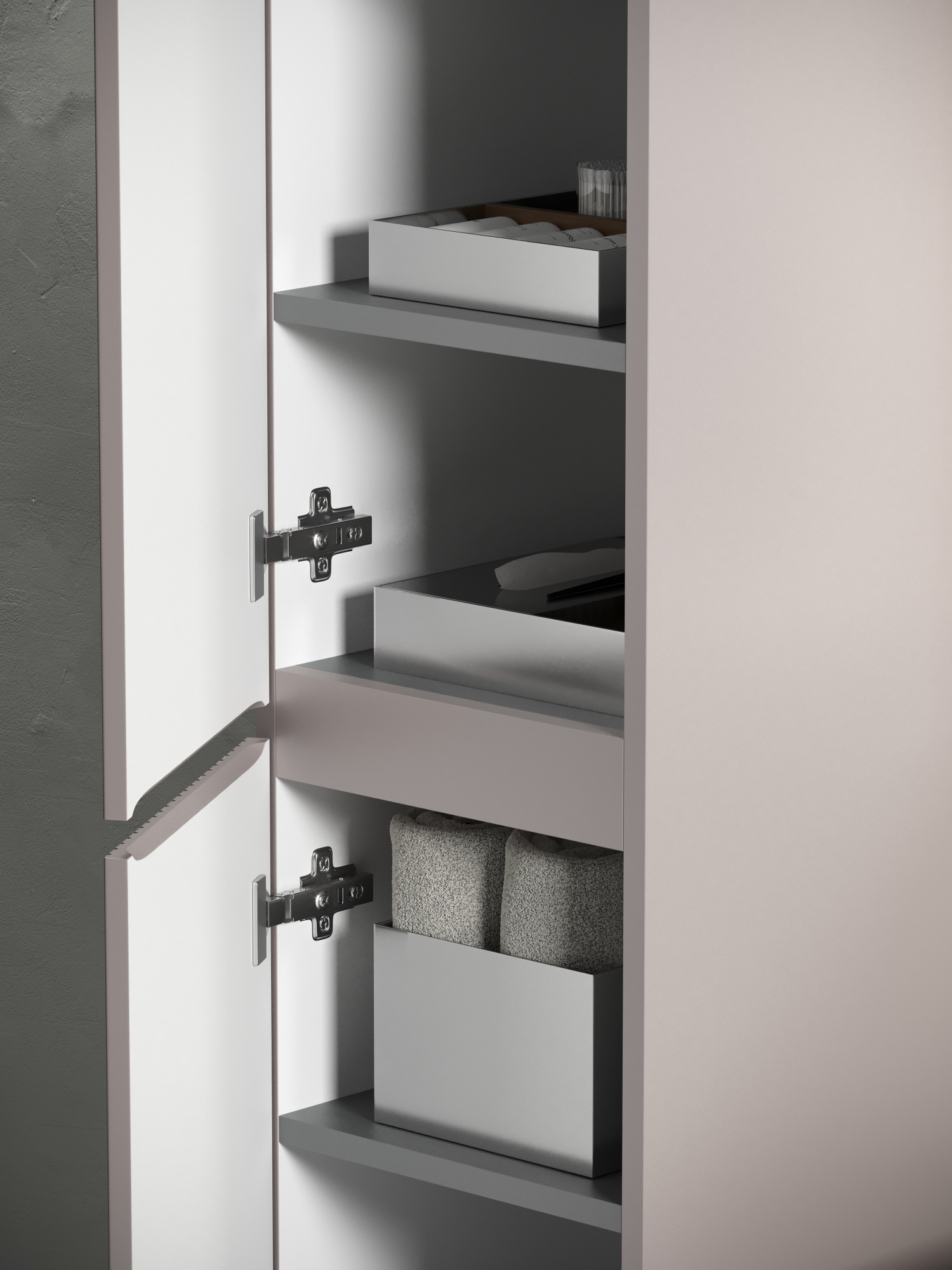 Шкаф-пенал sancos snob t подвесной doha soft, 350х350х1650 мм, арт. psnt35sm