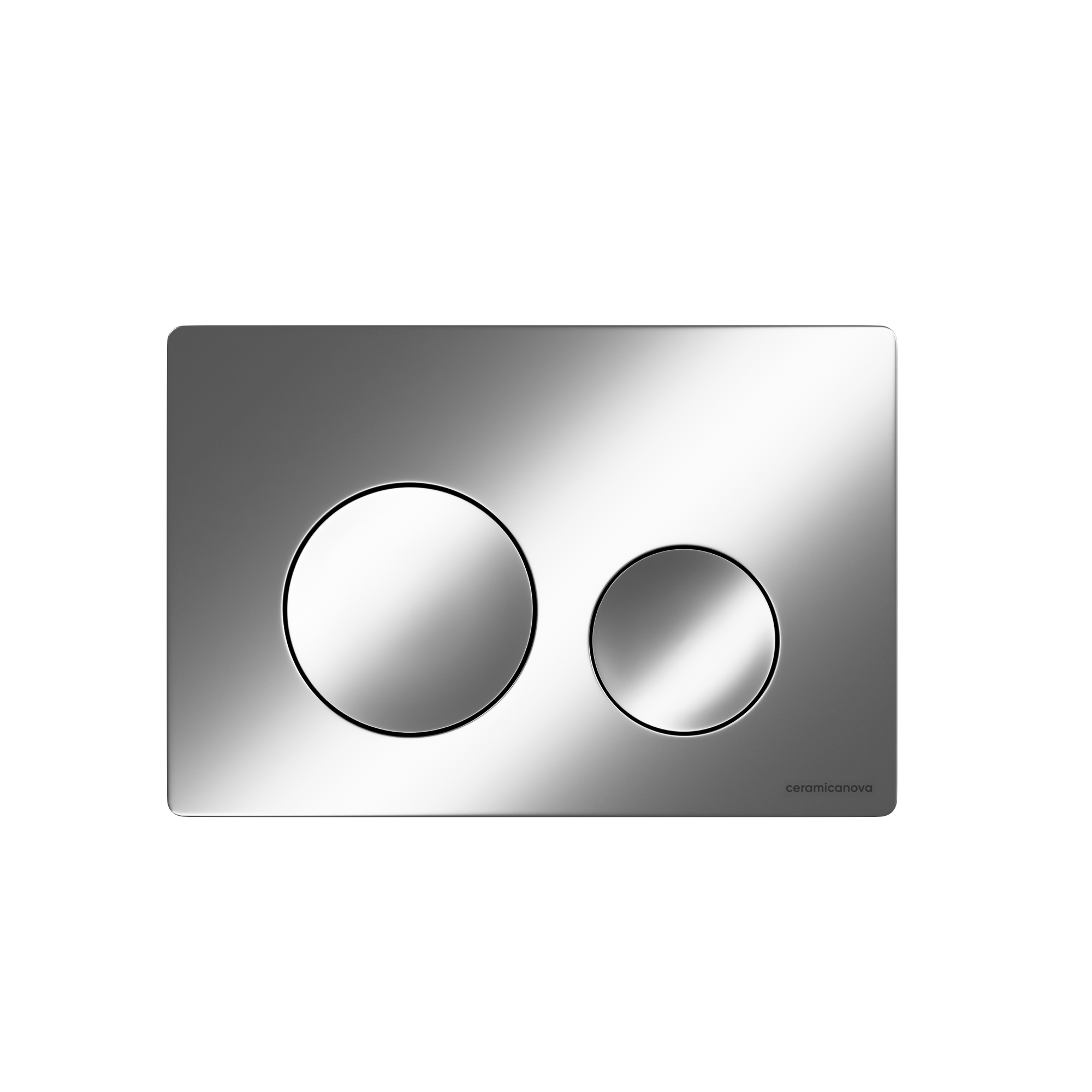 Кнопка смыва balance, клавиши circle, цвет хром матовый,арт. cn12-001m