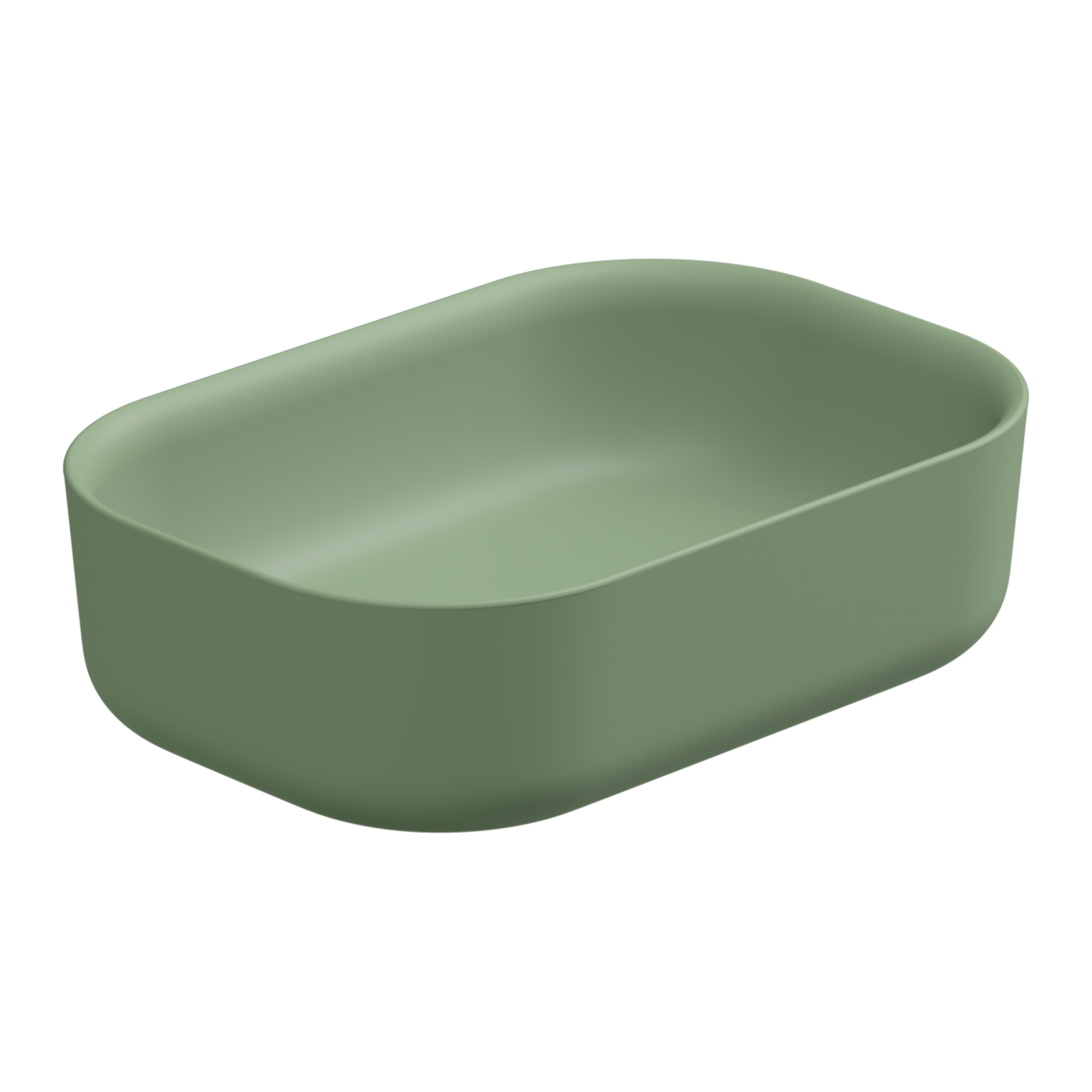 Раковина накладная 60x42 см gsg ceramic design hit! hilavre60031, salvia matt