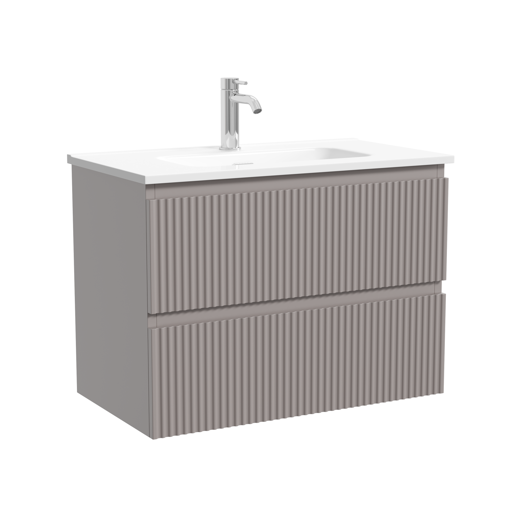 Тумба подвесная SANCOS Snob R 690х390х500, c двумя ящиками оснащенными доводчиками, Doha Soft, арт.SNR70/39SM