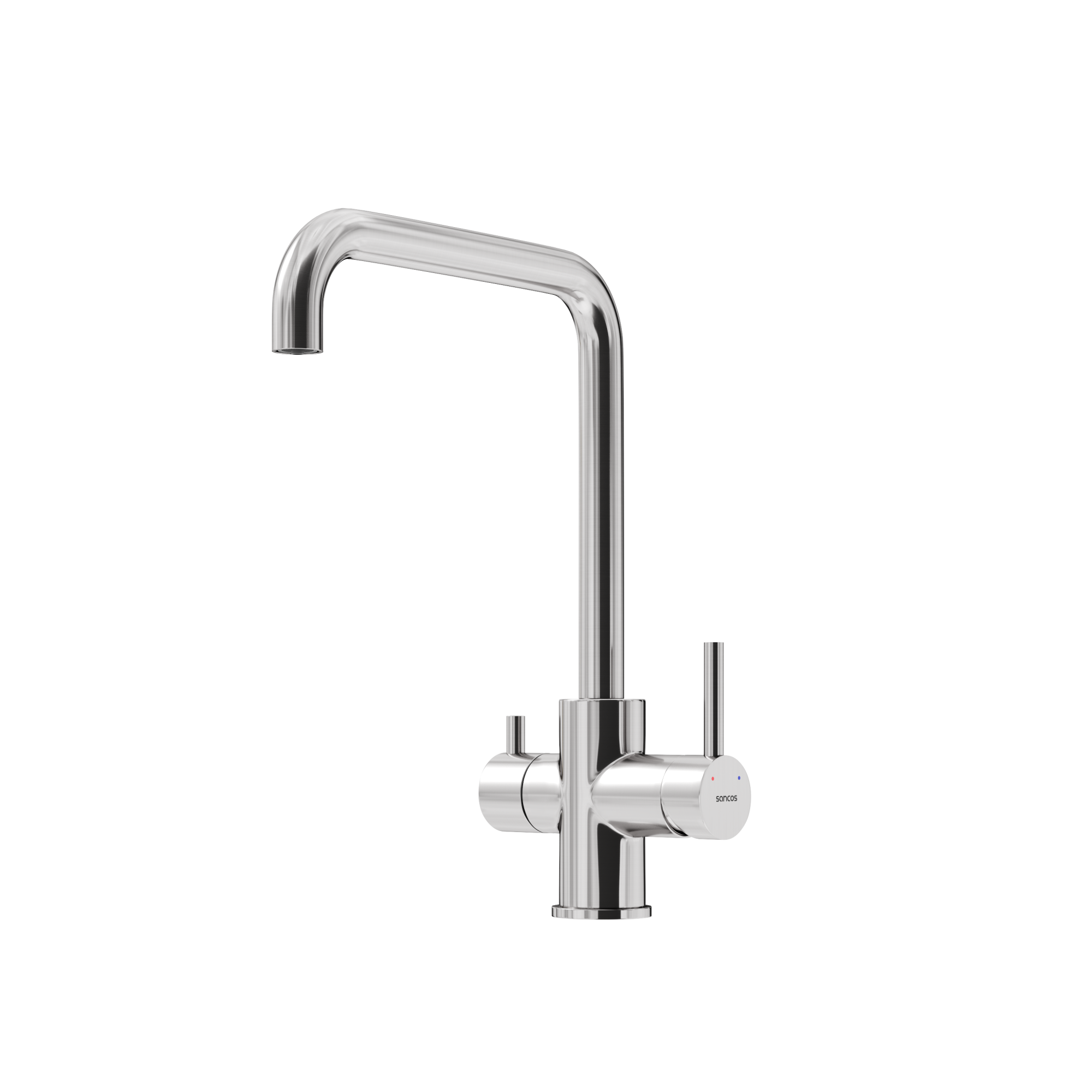 Смеситель для кухни SANCOS Vela с возможностью подключения фильтра для воды, цвет брашированный никель, арт. SC4013BN